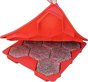 Shape+Store Burger Master Innovative 8-in-1 Burger Press & Freezer Container