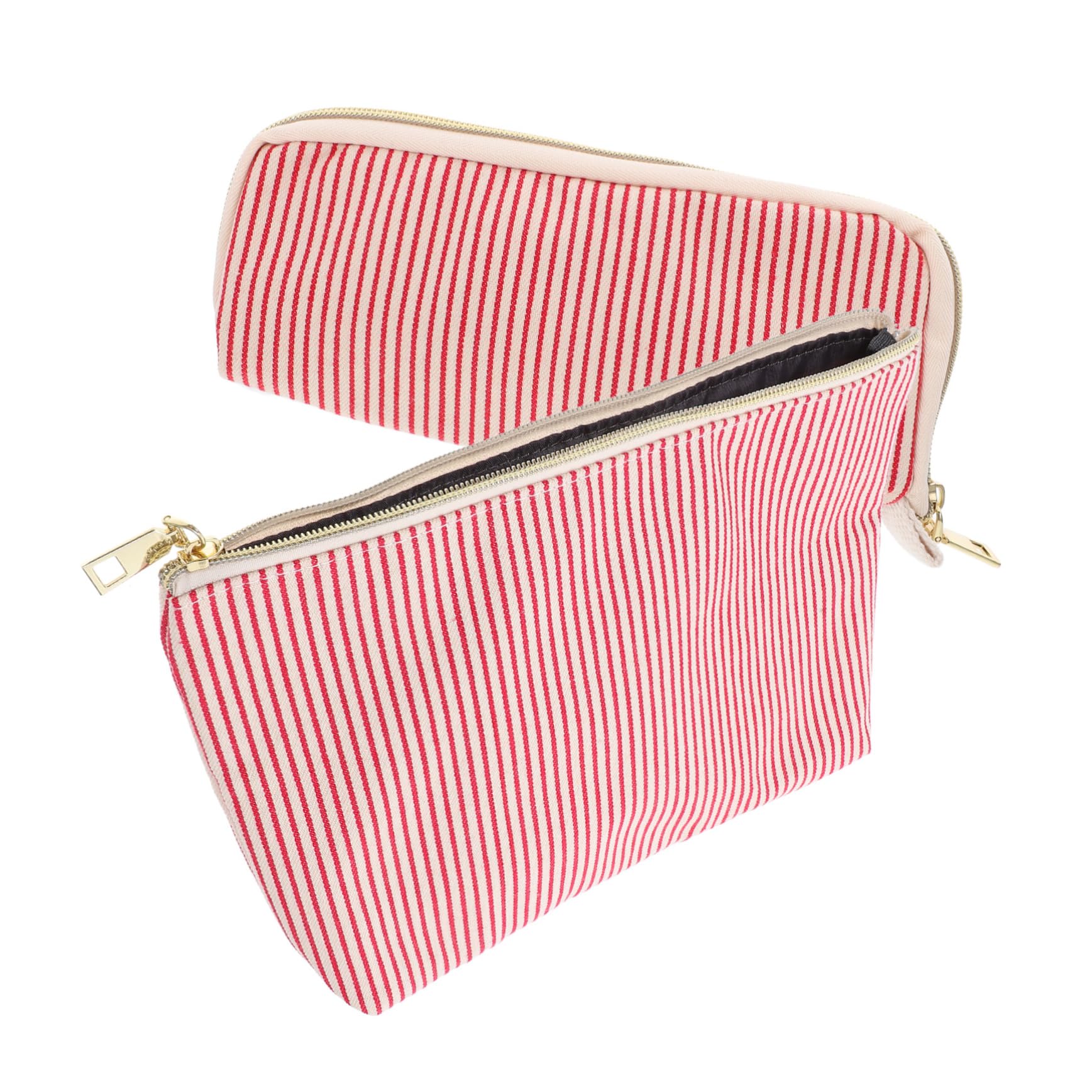 minkissy 6stücke Große Kosmetiktasche Für Reisen Kosmetik-Organizer Mit Hohem Fassungsvermögen Für Make-up Toilettenartikel Und Persönliche Gegenstände Gestreift