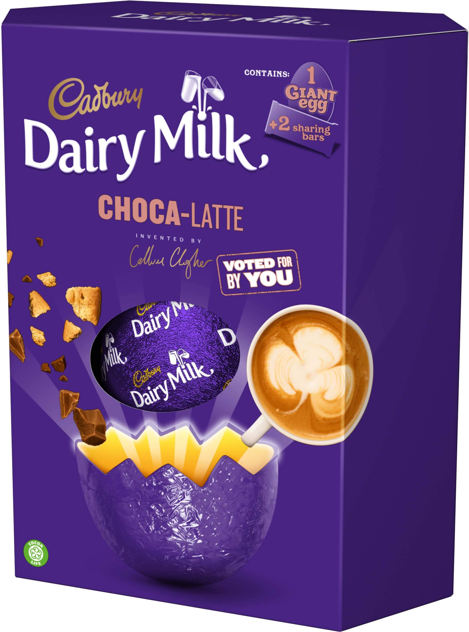 Cadbury Dairy Milk Choca-Latte Giant Easter Egg, 545 g