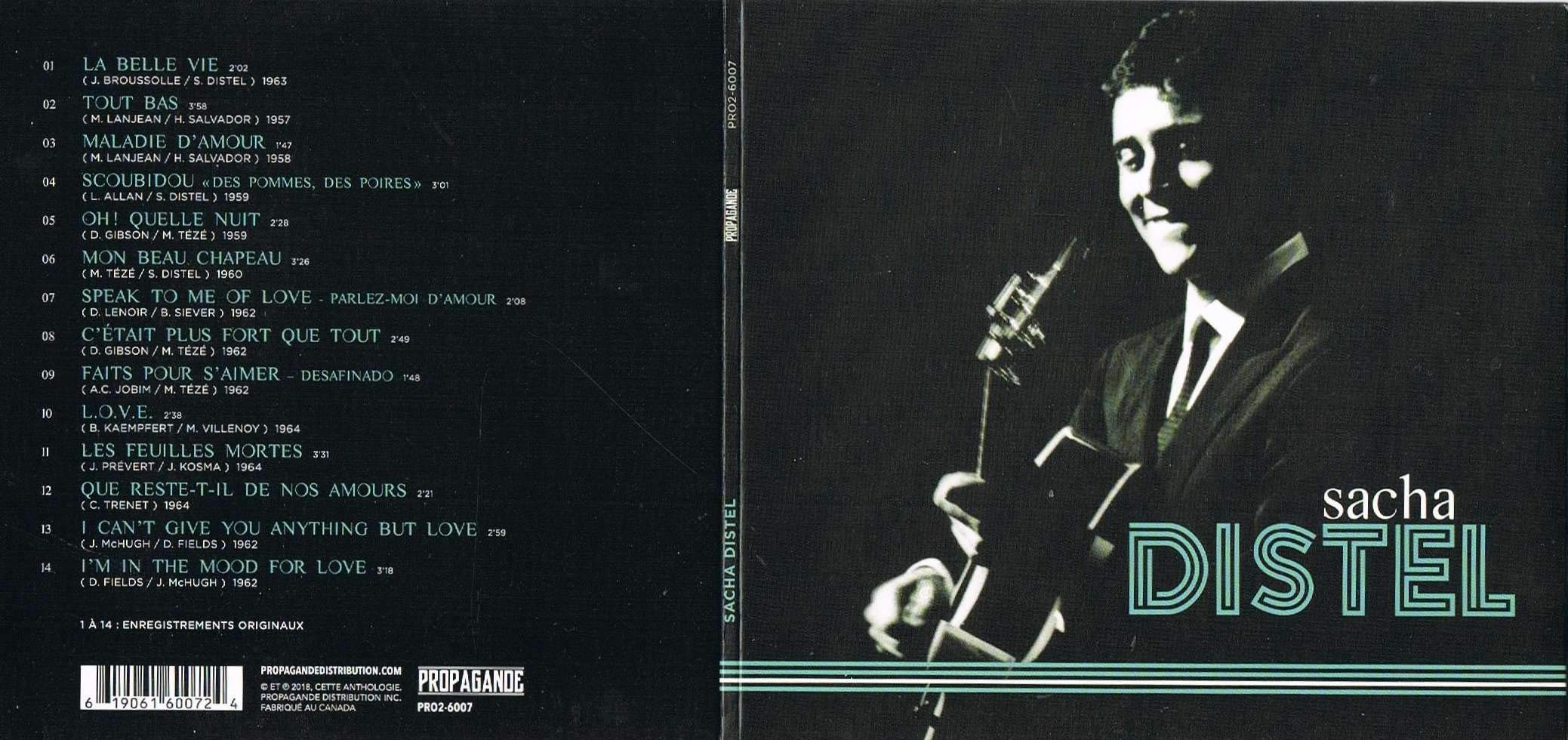 Sacha Distel / La Belle Vie (Propagande) [Audio CD] Sacha Distel