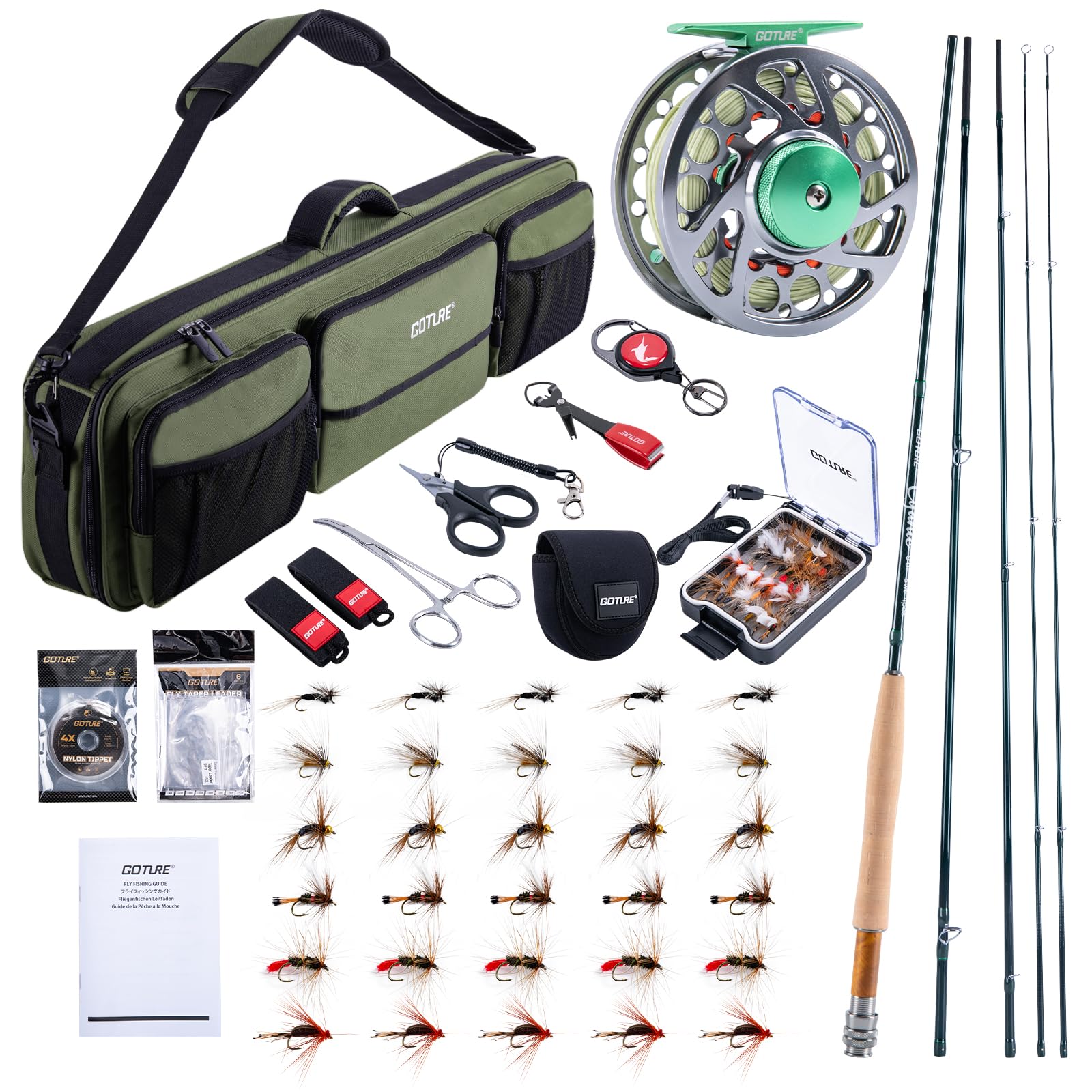 GOTURE Fly Rod 9フィート 4セクション Poder Fly Rod – GOTURE