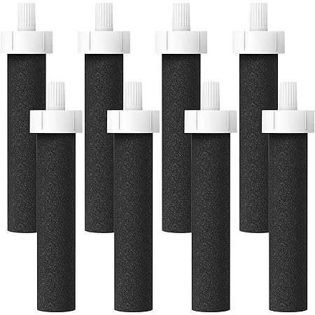 AQUA CREST Water Bottle Filter, Replacement for Brita BB06, Brita Hard Sided, Sport and Stainless Steel Bottle Filter, 8 Count