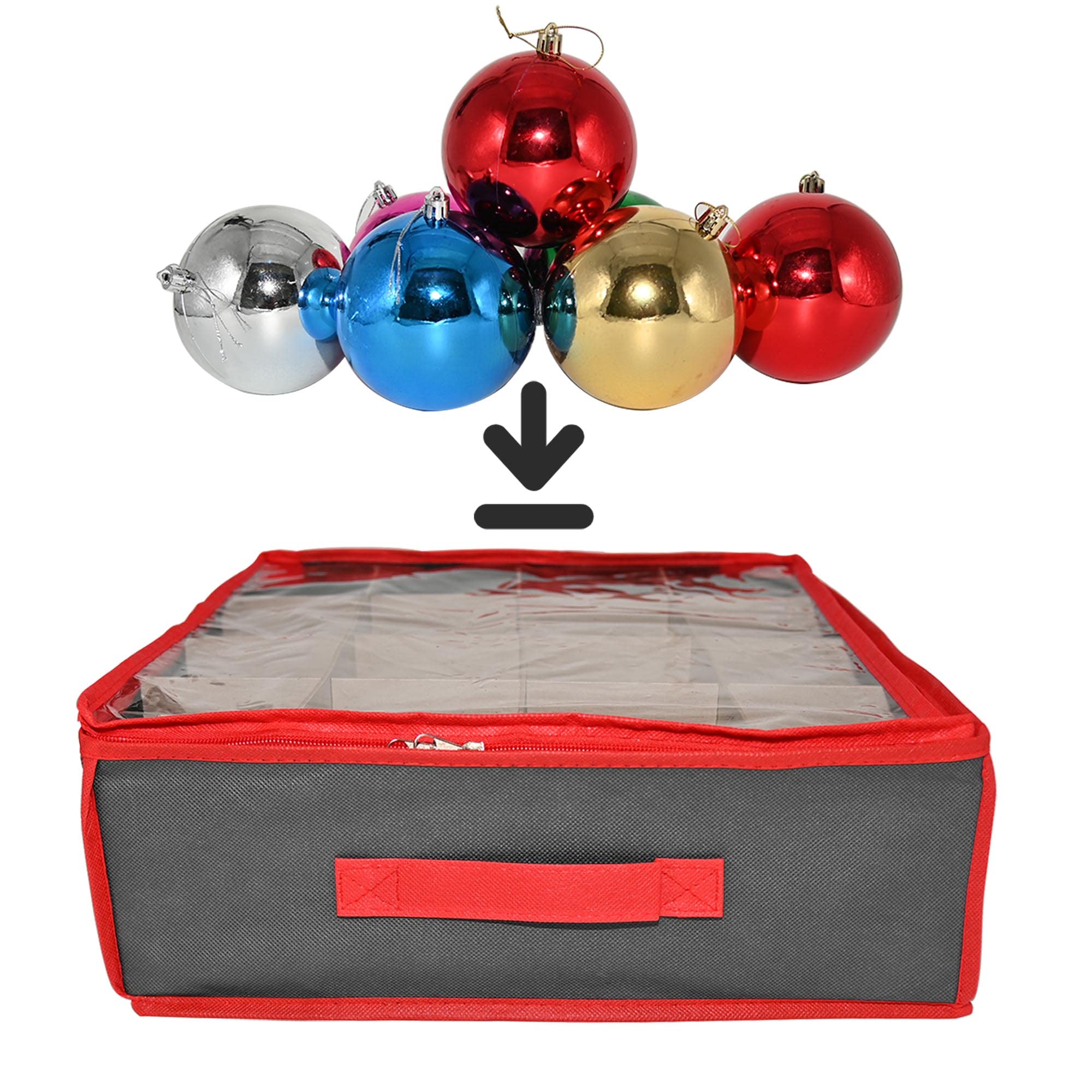 Kerstboom opbergtas - met ritssluiting kerstdecoratie opbergtas