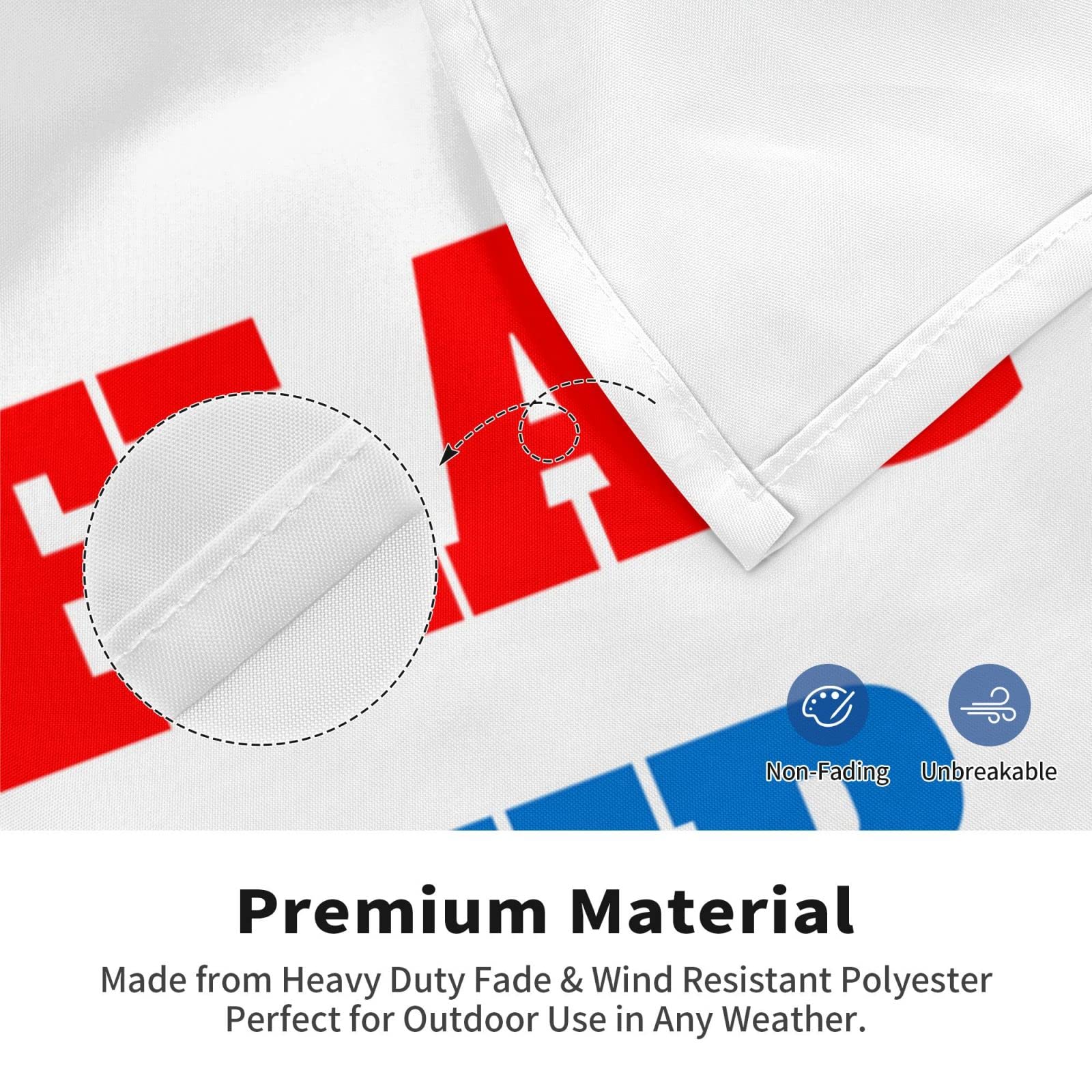 Drapeau Personnalisé Au Recto Verso - Drapeau Pour Mât à Fourreau