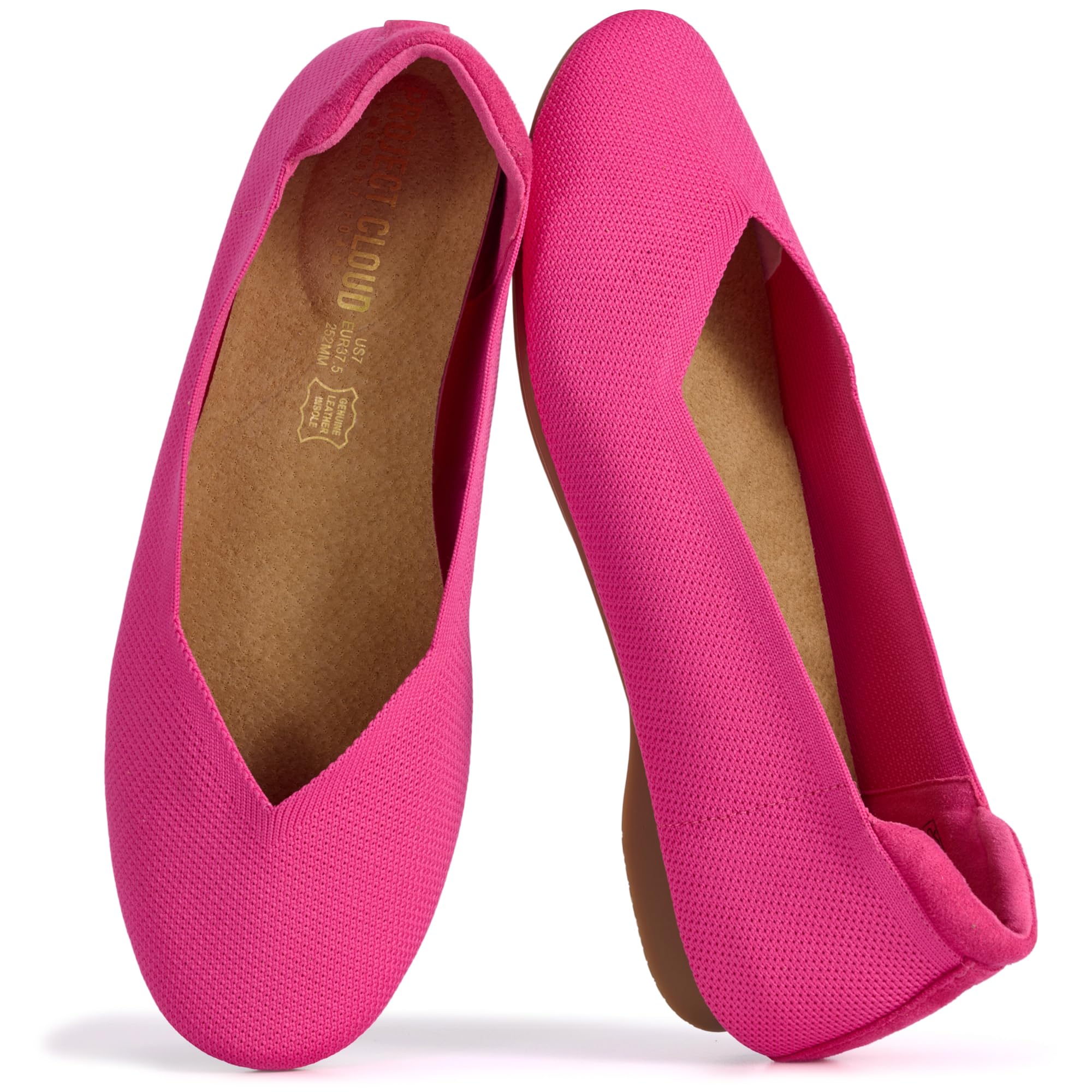 Project Cloud Womens Flats - Memory Foam Insole Ballet Flats for Women Footwear - Non Slip and Lightweight Comfortable Shoes for Women 2026 (Prospect) — view 9