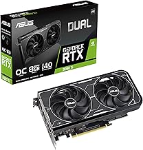 ASUS DUAL NVIDIA GeForce RTX 3060TI OC Edition Graphics Card (PCIe 4.0, 8GB GDDR6X, HDMI 2.1, DisplayPort 1.4a, Dual ball fan Bearings, Axial-tech fan design KSP, 0dB technology)