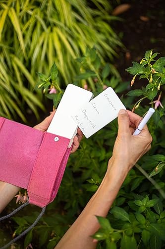 Miniatura 5 de Three by Three Seattle Mini portátil TOTE.PAD de 5.5 x 2.5 pulgadas con estuche de fieltro y bolígrafo para notas, bocetos, escuela y viajes (verde)