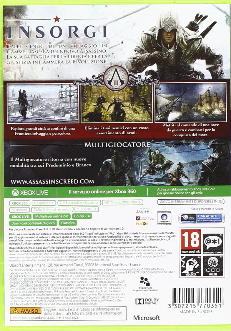 Assassin's Creed III - Classics Edition