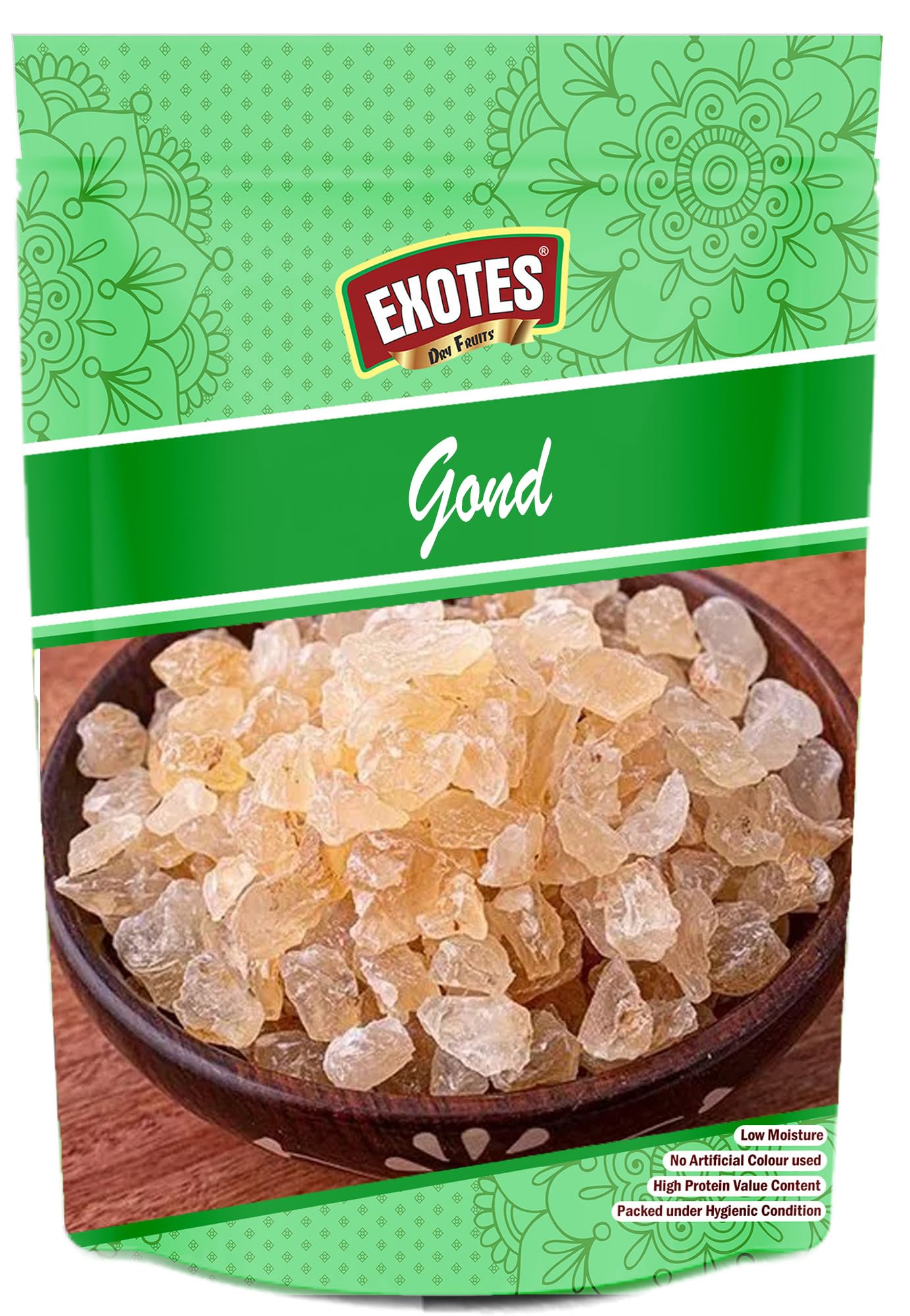Exotes Gond Katira 200 Grams | Tragacanth Gum Crystals | Kathila Gum | High Cooling Properties | 100% Natural | Badam Gond for Smoothies & Falooda Summer Drinks 200 Grams-image-49