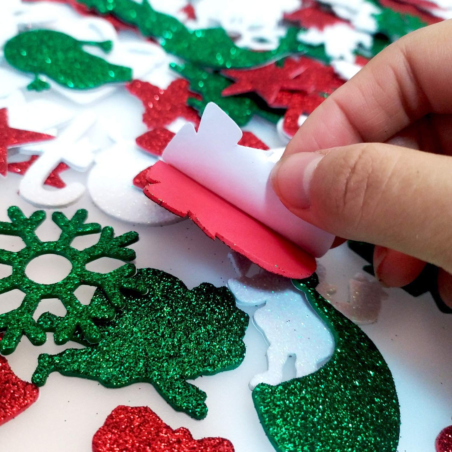 Adesivi 3D in schiuma - Numeri e fiocchi di neve del calendario dell'Avvento | Leroy Merlin