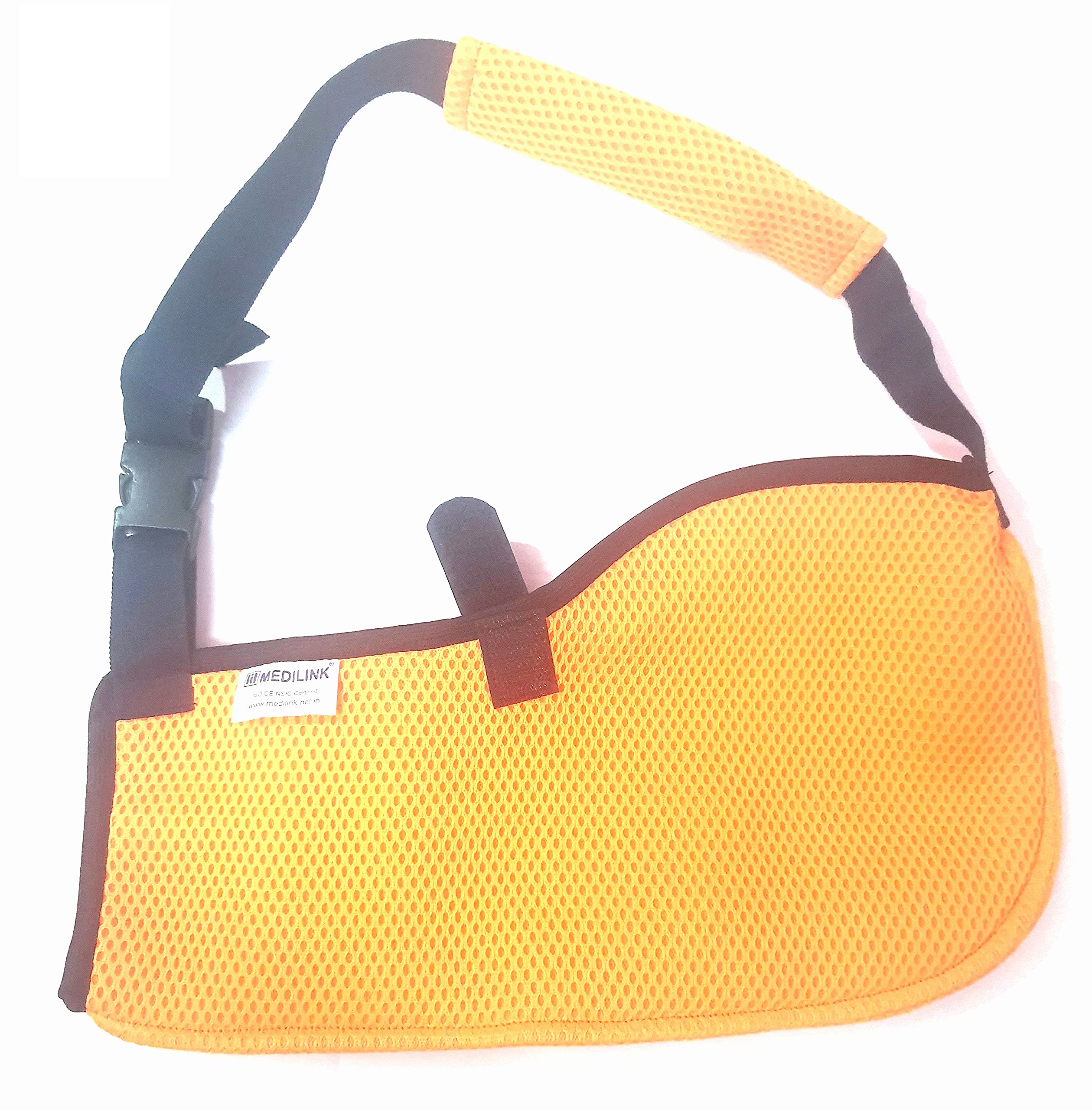 Medilink Arm Sling and Pouch Breathable Arms Sling Pouch with Shoulder Cushion-Support
