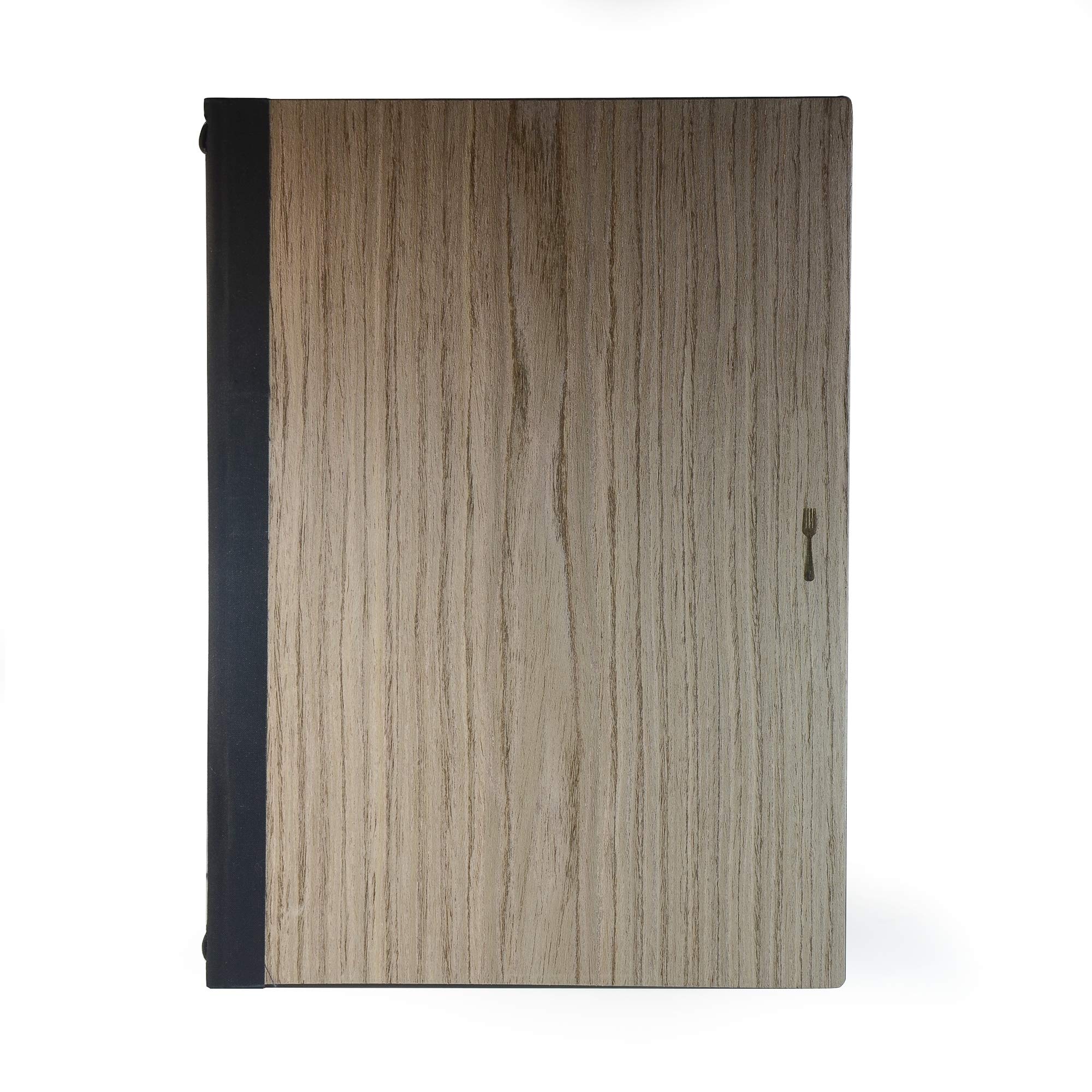 Carpetas para menú restaurante realizadas a mano en Italia - Kit de 3 unidades de madera, tamaño 23 x 32 cm.