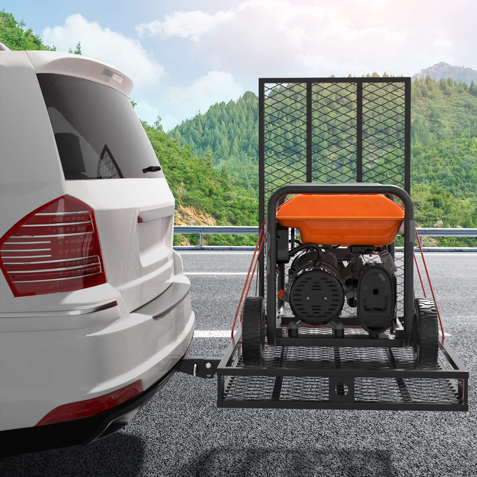 Plateforme Attelage Basculante - Porte Bagages Gibier 140kg