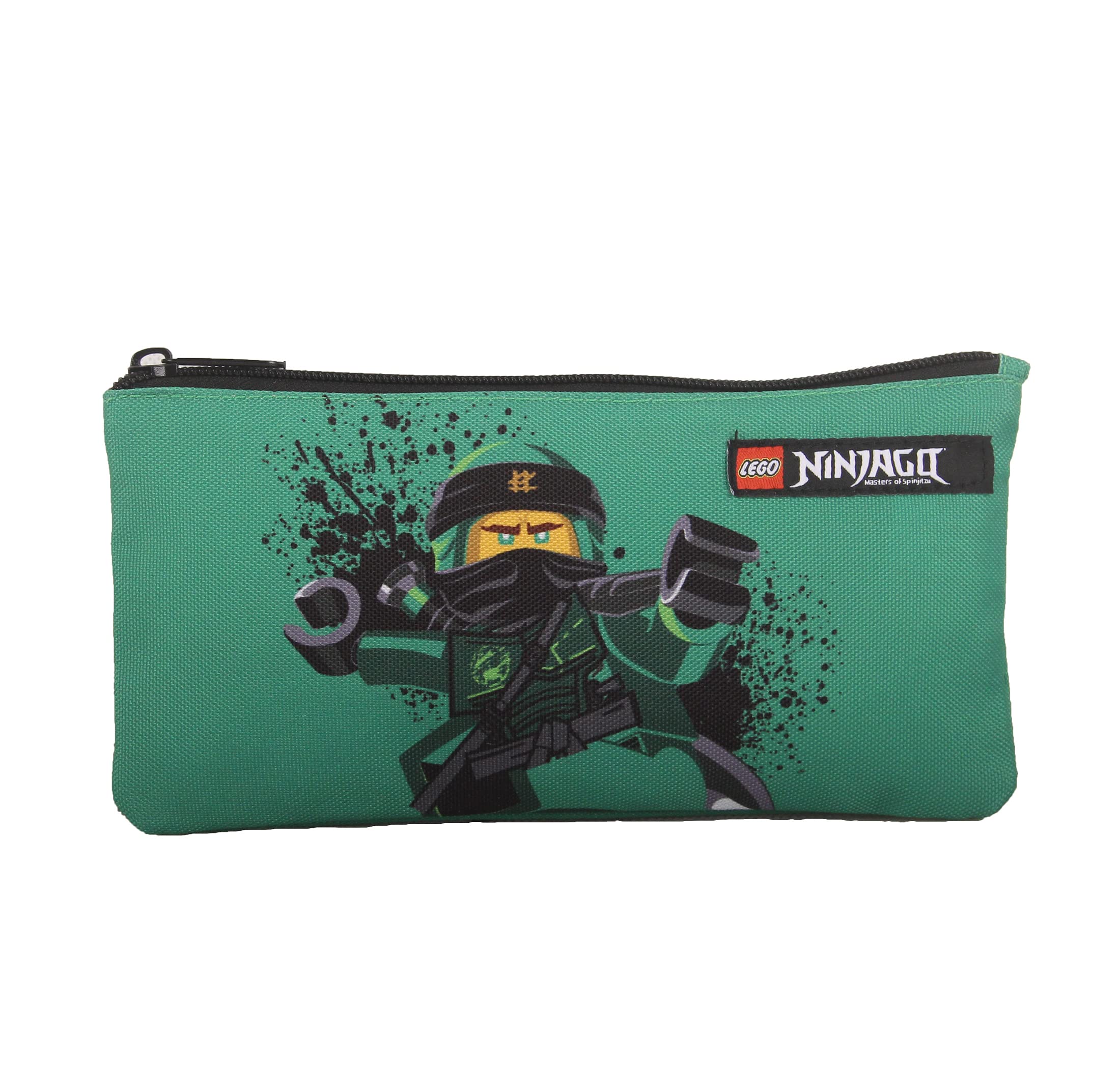 LEGO Ninjago Lloyd School Case, Green, 10.5 x 21.5 cm, Black, Green, School Case, Black, Green, School Case