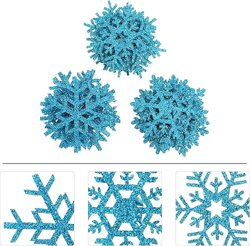 Vista 22 de Parches bordados de Navidad con copos de nieve, apliques de copo de nieve para planchar en ropa, fiesta, decoración de Navidad, manualidades, Plata