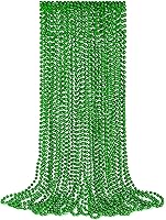 Vista 80 de YAXINRUI 30 piezas cuentas de Mardi Gras, collares de cuentas para fiesta de Mardi Gras, Navidad, San Patricio, regalos de fiesta, accesorios de 10