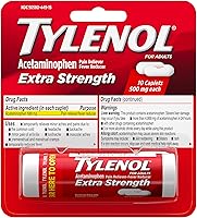 Vista 10 de Tylenol Cápsulas extra fuertes, reductor de fiebre y analgésico, 500 mg, 24 unidades.