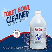 Vista 2 de Ring King - Limpiadores de inodoro Limpiador de inodoro líquido de acción rápida de 64 onzas para manchas de calcio, agua, óxido, arcilla roja