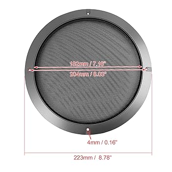 Amazon | uxcell スピーカーカバー スピーカーグリル カバー