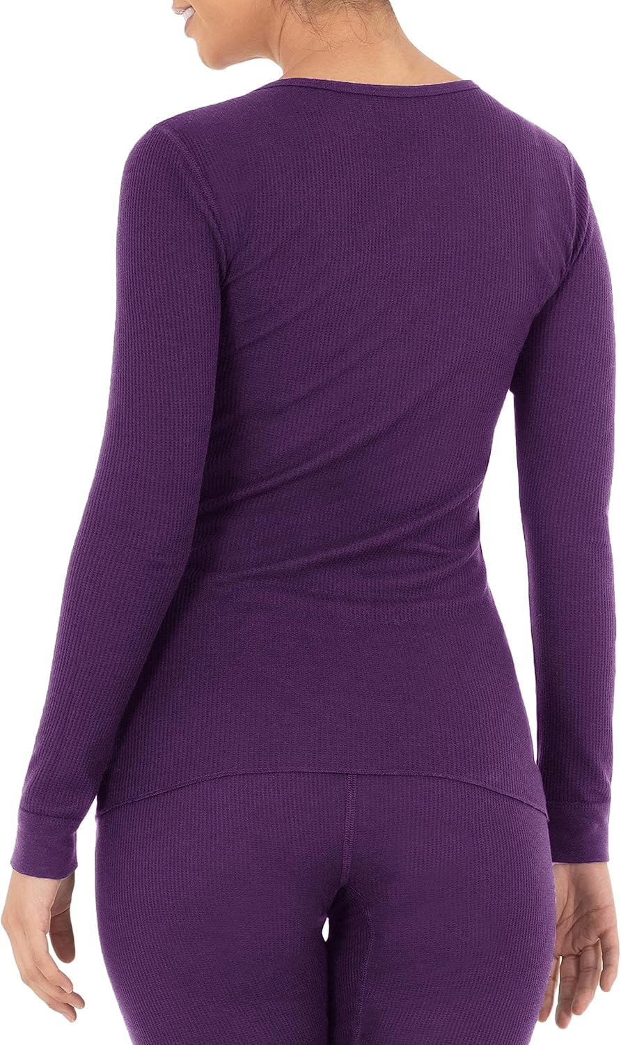 Fruit of The Loom Womens Micro Waffle Premium Thermal Underwear Tee Shirt - Image 2