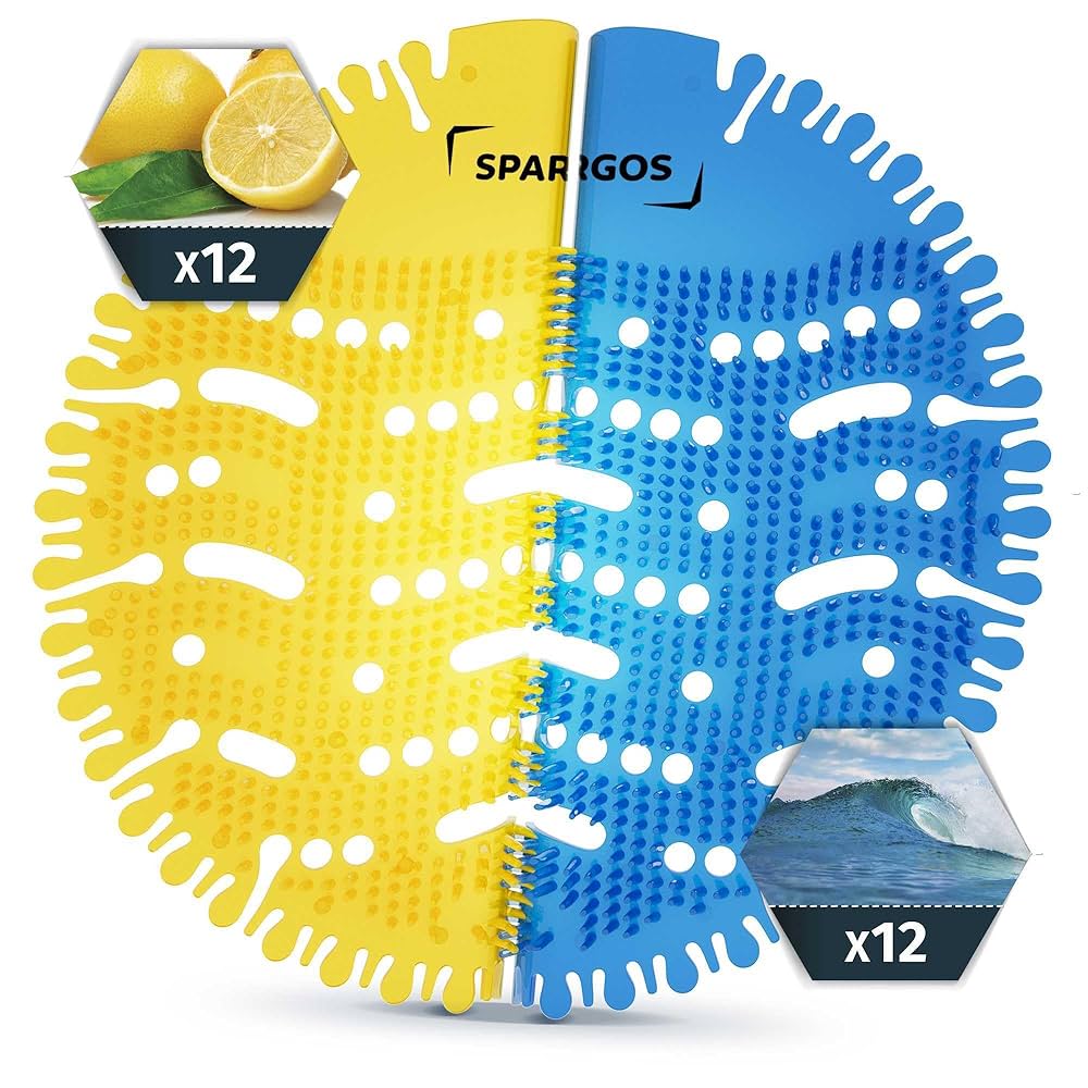 Urinal Screen Deodorizer (24 Pack) With Urinal Cakes