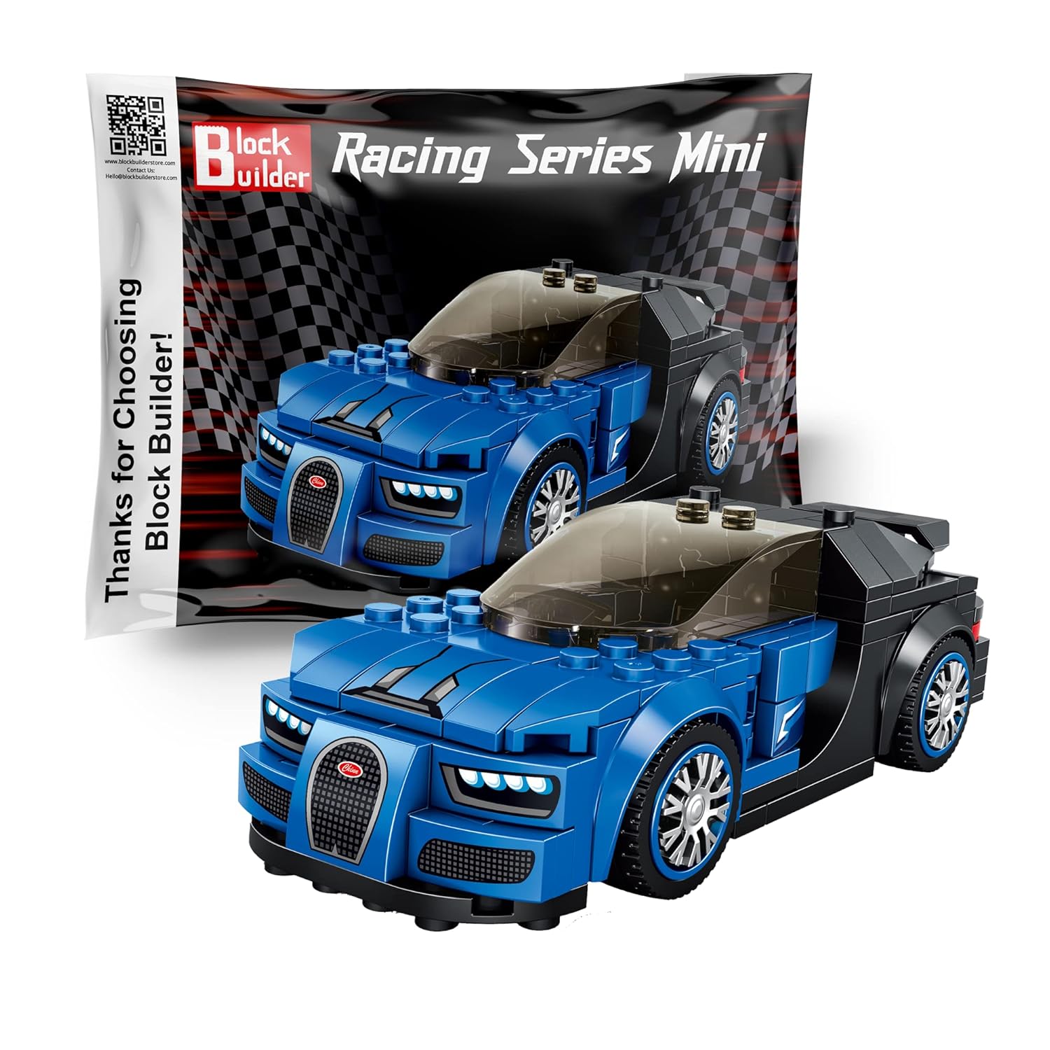 Buy Block Builder Bugatti Racing Car Building Block Set (237 Pieces