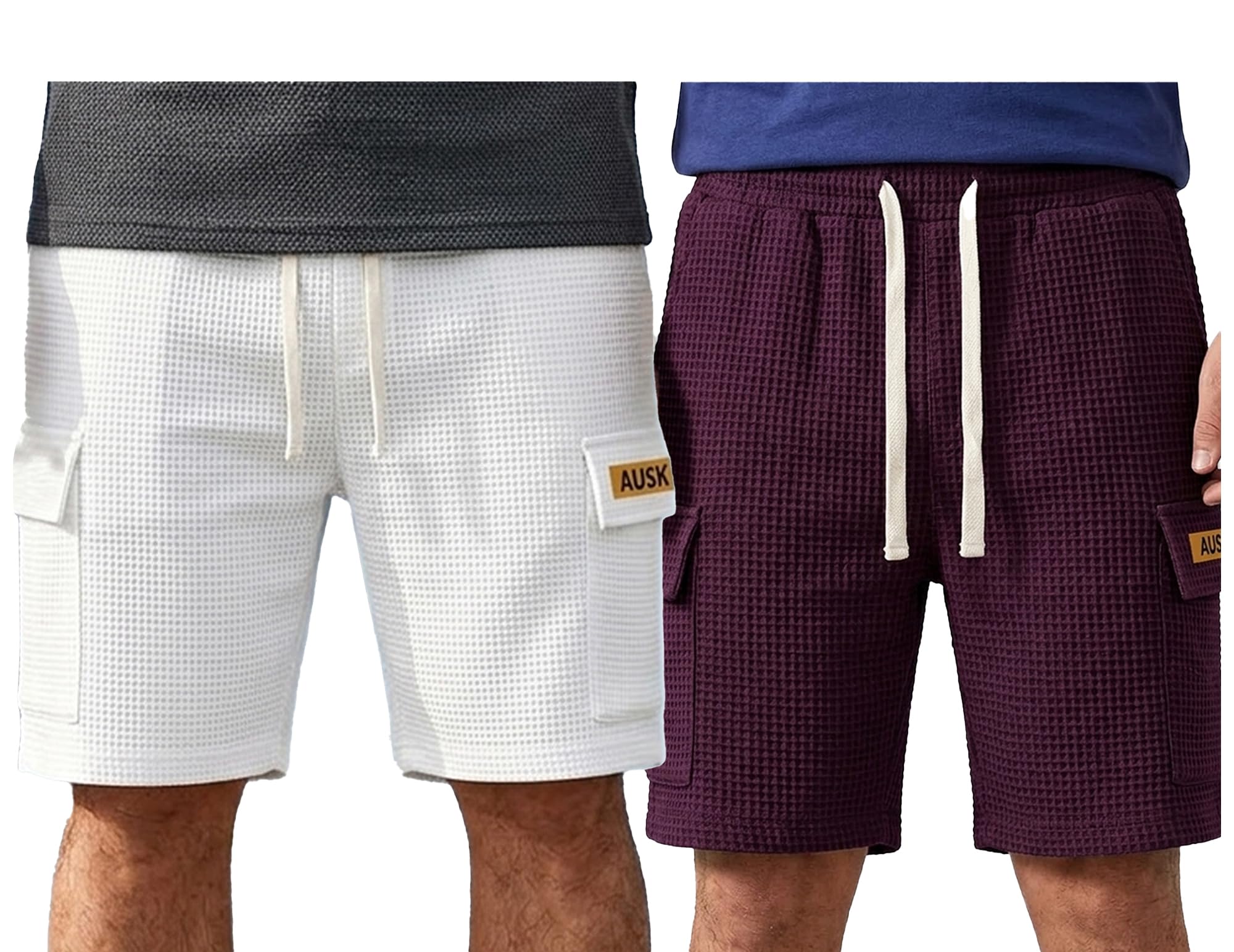 ausk Shorts for Men's | Cargo Shorts for Men | Casual Half Pant for Man | Stylish Pocket Shorts | Lightweight & Comfortable Everyday Wear-picture-44