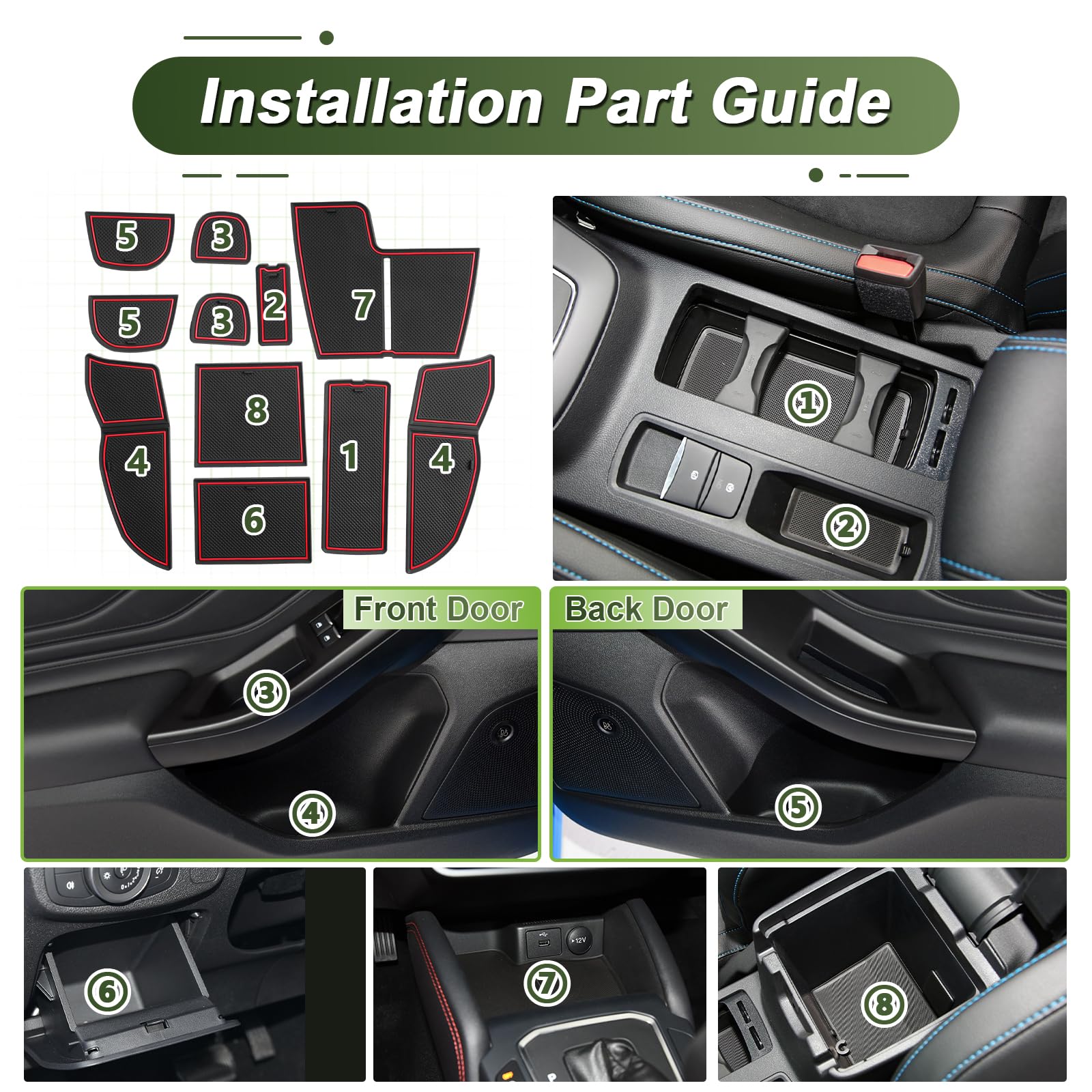 Tappetini compatibili con Porsche Boxster 981 2012-2016