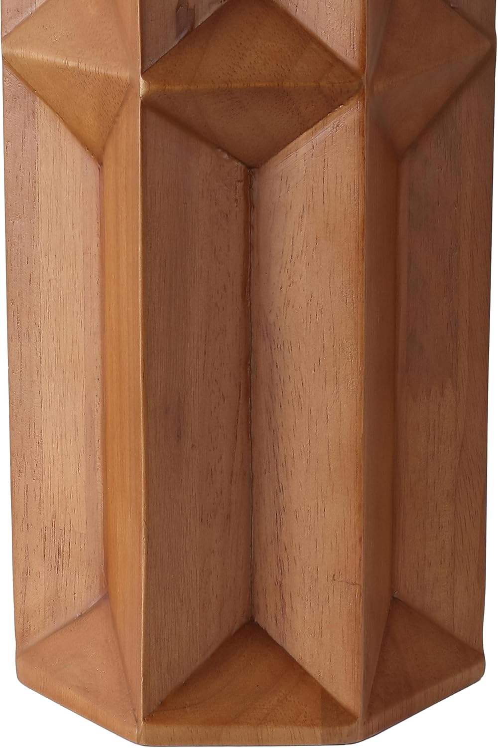 SAFAVIEH Couture Lighting Collection - Ferdinand Walnut Wood Table Lamp with White Shade, 29" Modern Bedside or Living Room Light, Dimmable with LED Bulb (CTL1099A)