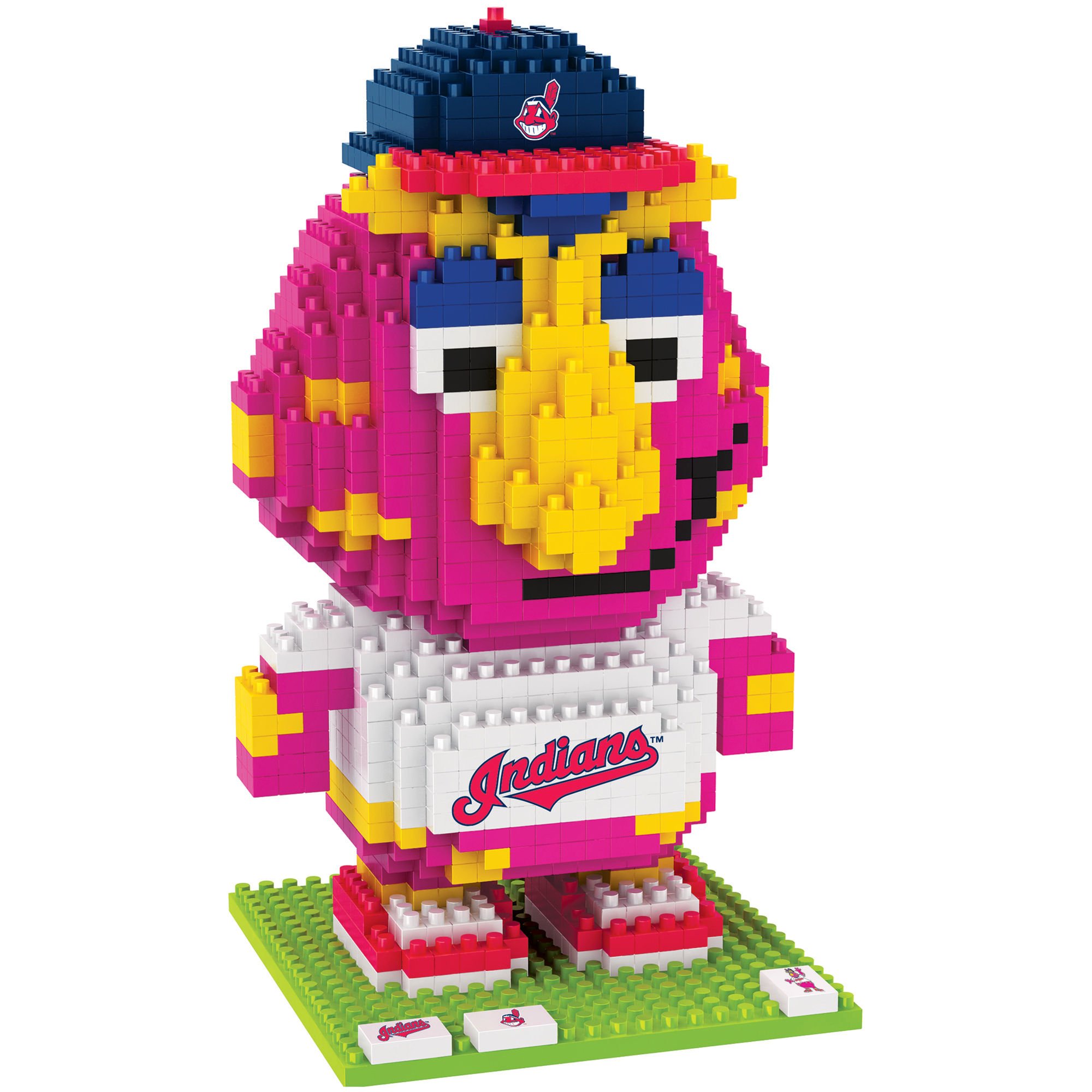 FOCO MLB Cleveland Indians 3D BRXLZ - Mascot- Slider