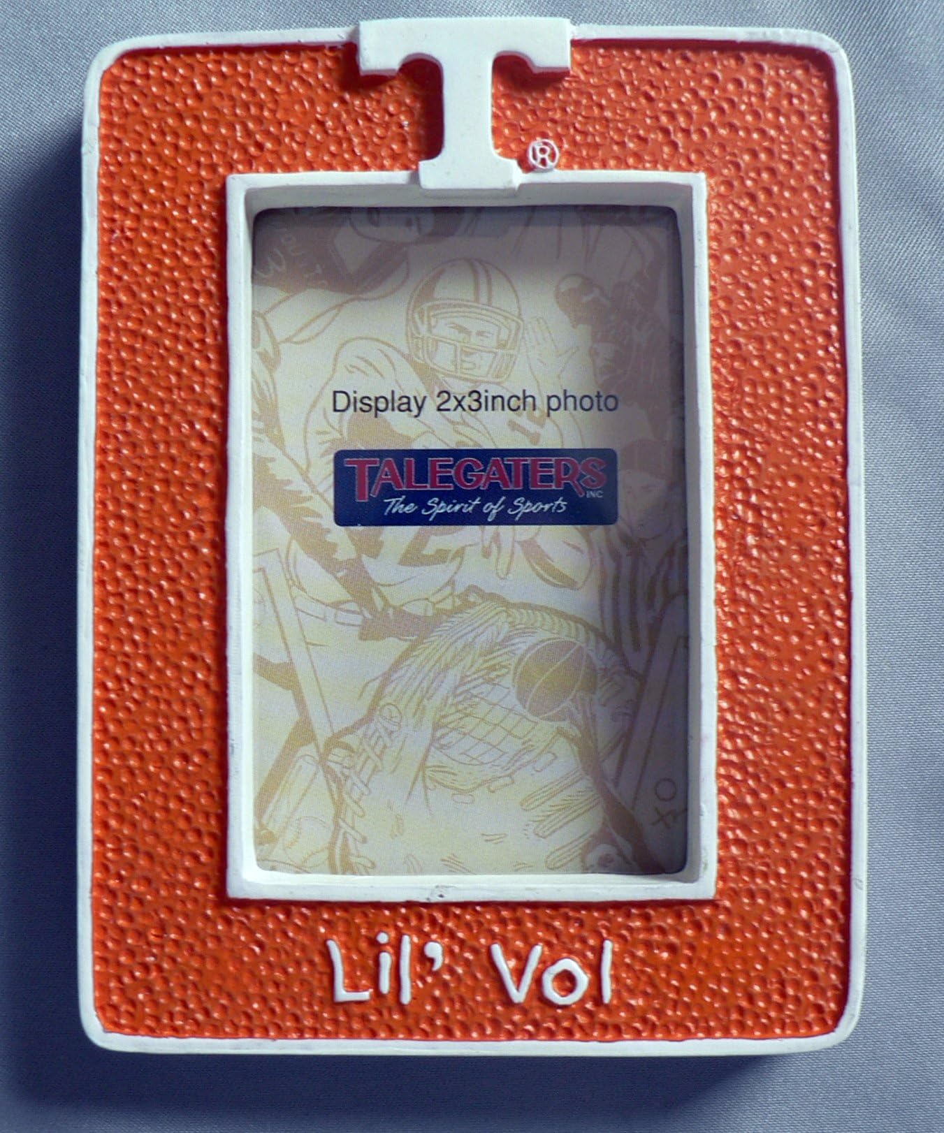 NCAA TENNESSEE VOL VOLUNTEERS BASKETBALL FOOTBALL SPORTS LIL VOL POLY-RESIN BABY FRAME