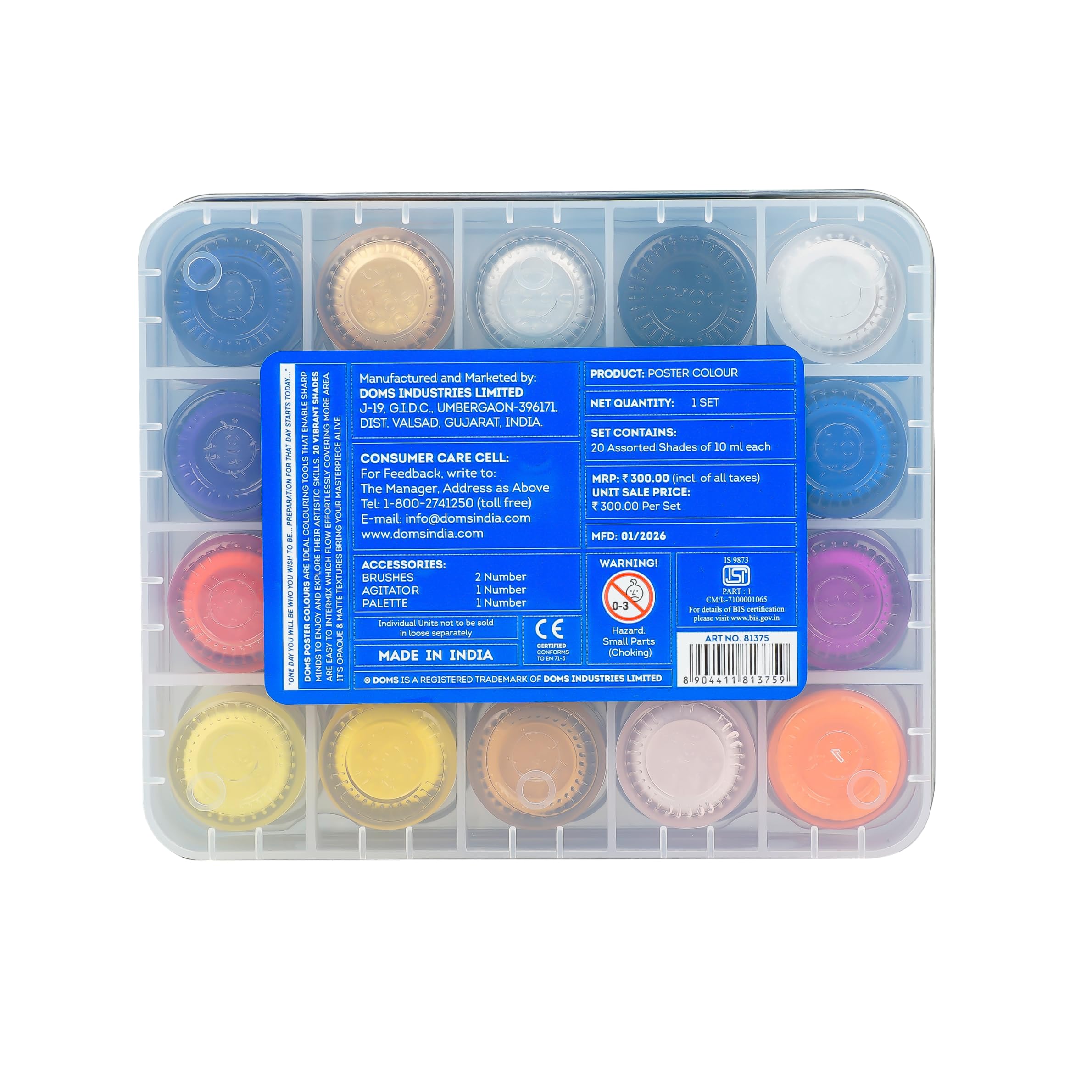Doms Poster Colours | Set of 20 Shades — Amazon image 2