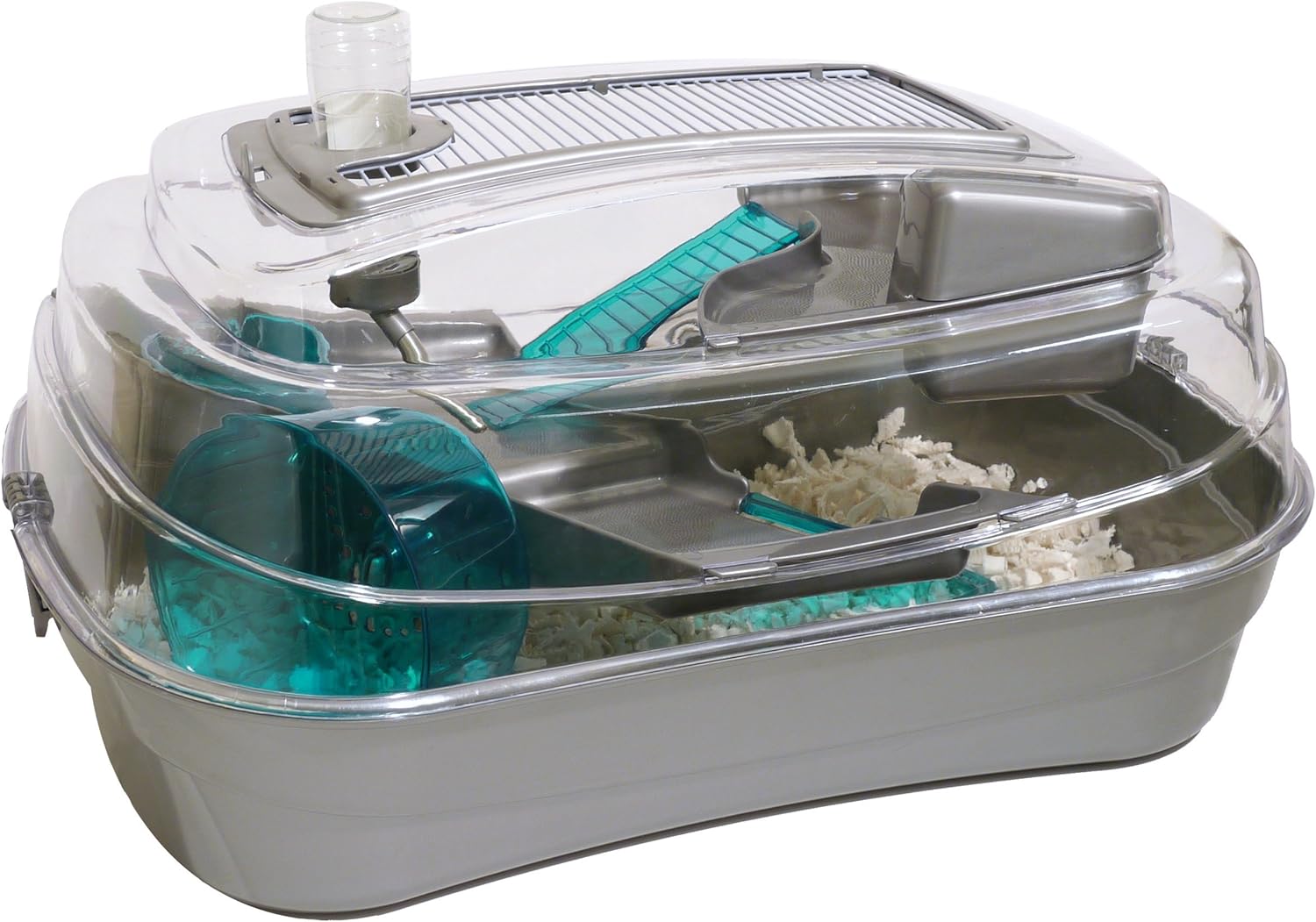 Abode Stunning Silver - Hamster & Small Animal Home/Cage