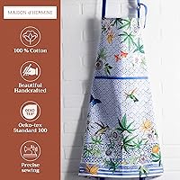 Vista 63 de Maison d' Hermine Delantal 100% de algodón para mujeres con bolsillo de cocina delantal de chef para hombres, decoración de Pascua