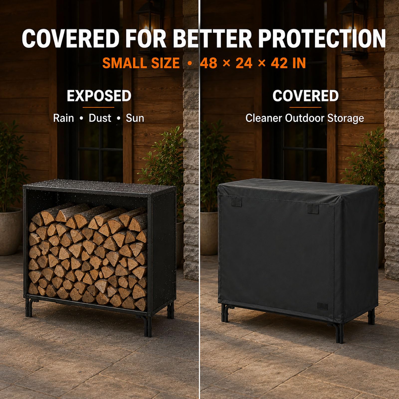 Copertura Portalegna per MCombo 4 ft Firewood Rack