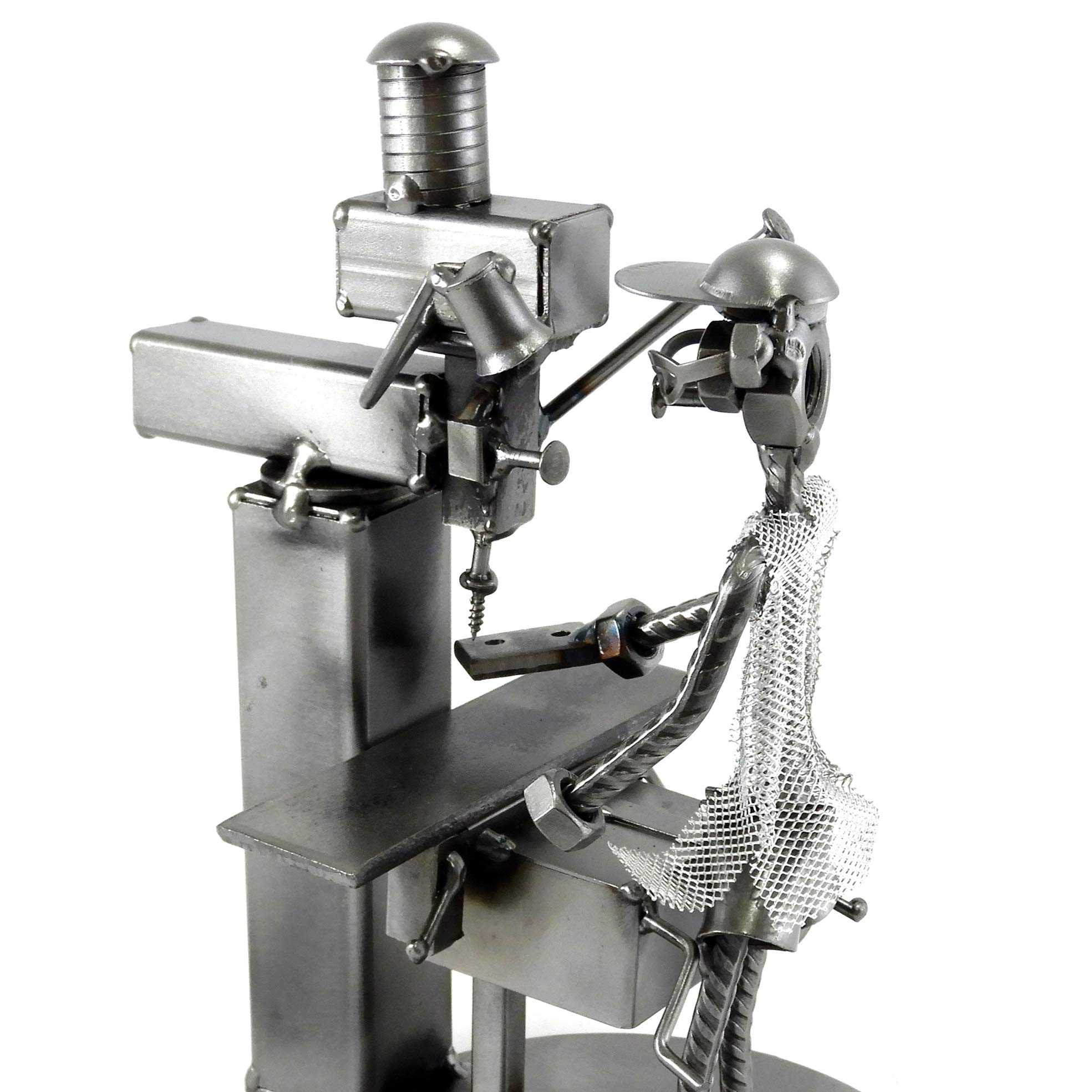 FRESATORE-METALMECCANICO IN METALLO CON VITI BULLONI CHIODI DI METAL IDEA - IDEA REGALO ORIGINALE - 100% ARTIGIANALE - MADE IN ITALY - PERSONALIZZABILE