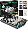 Talking Chess Academy Electronic Chess Set Magnetic Chess Game with Interactive Educational System, Advanced AI for Beginners to Improve Players, Perfect for Kids & Adults Simple and Noble