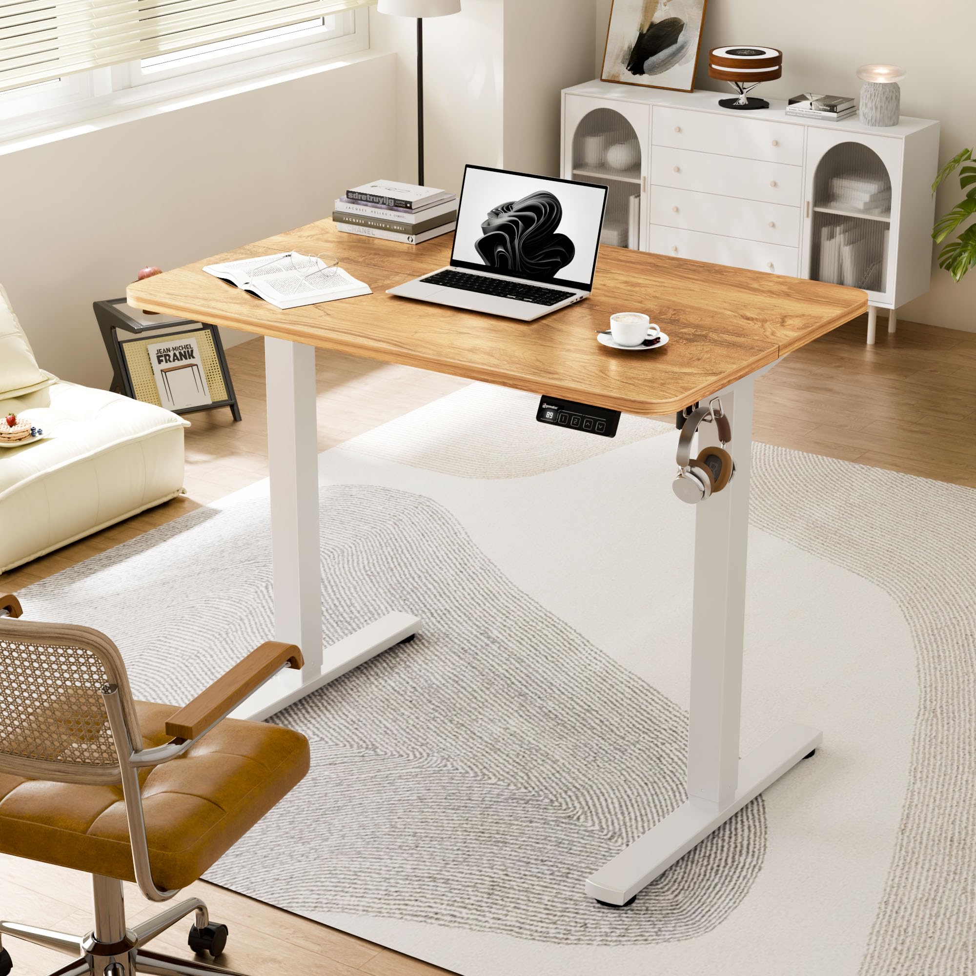 Amazon | ERGOMAKER 昇降デスク 幅90*奥行60CM 電動昇降デスク 高さ