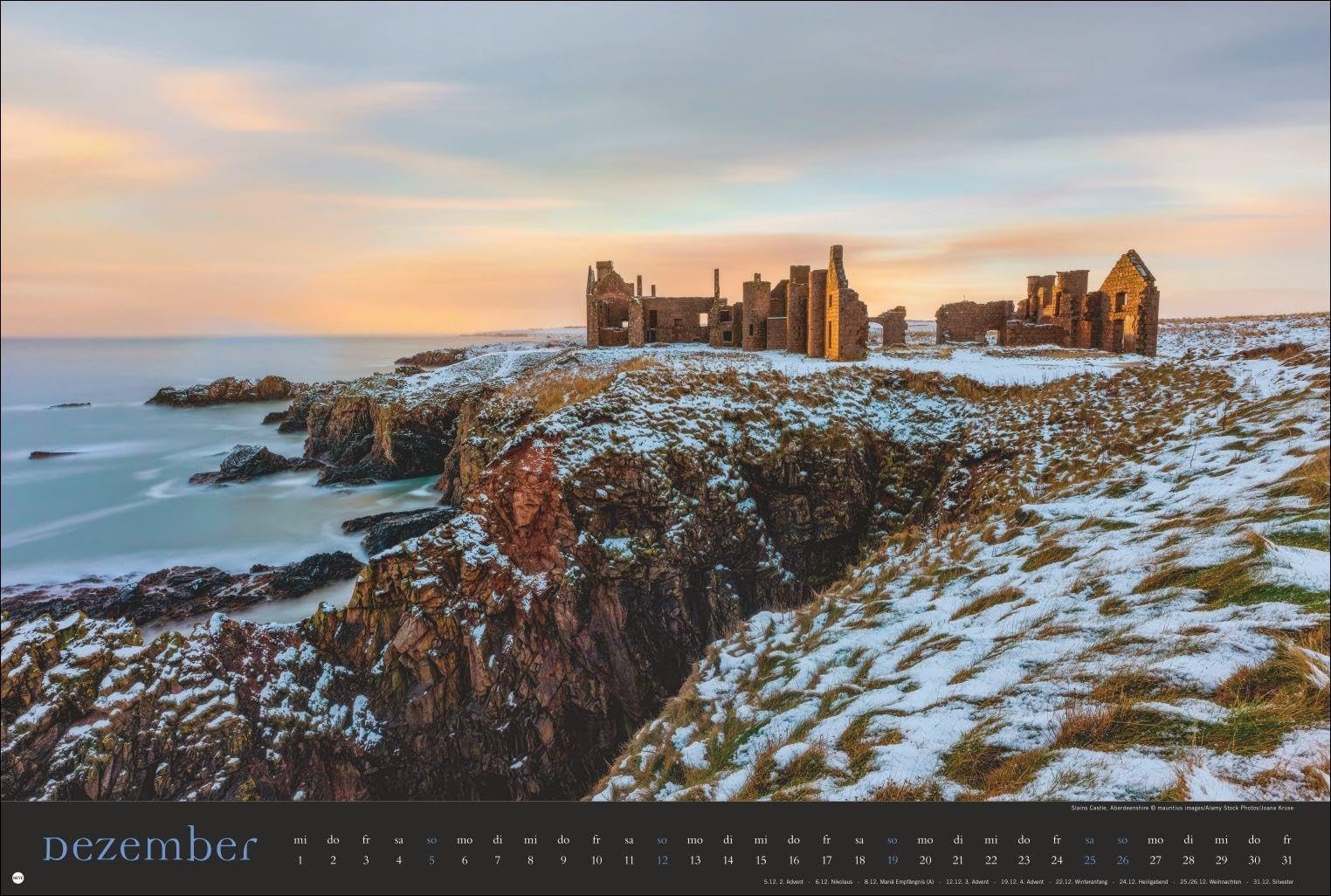 Land of Legends Kalender 2027 - Schottlands Burgen und Schlösser: Ein Wandkalender im Großformat, der Schottland in seiner wilden Schönheit zeigt. ... voll wild-romantischer Burgen und Schlösser.