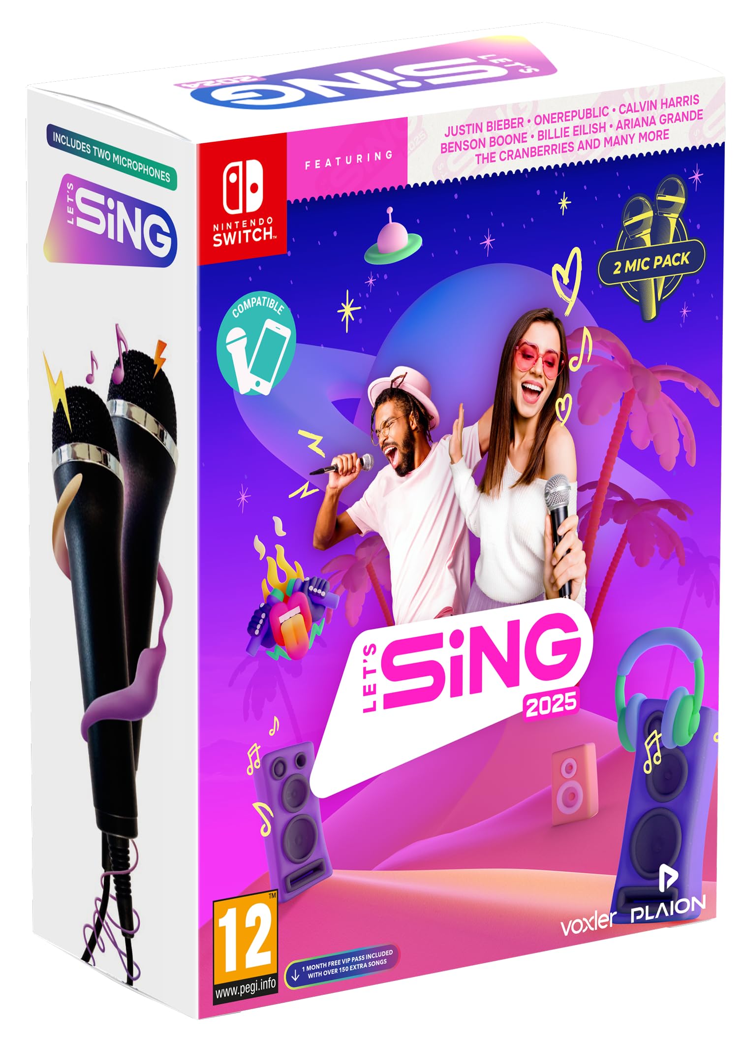 Let's Sing 2025 International Version [+ 2 Mics] : Amazon.it