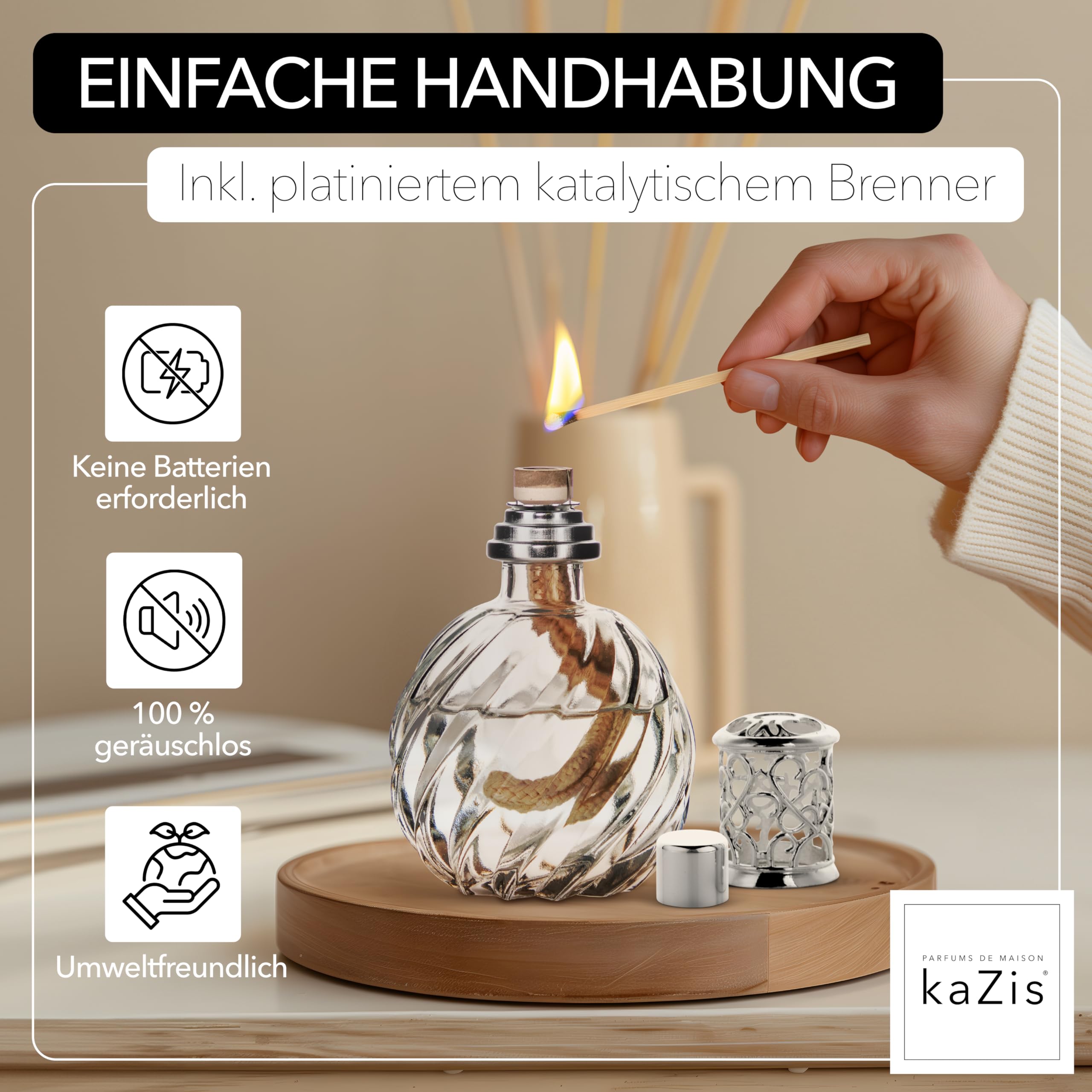 Katalytische Duftlampe KAZIS Katalytische Lampe Duftlampe