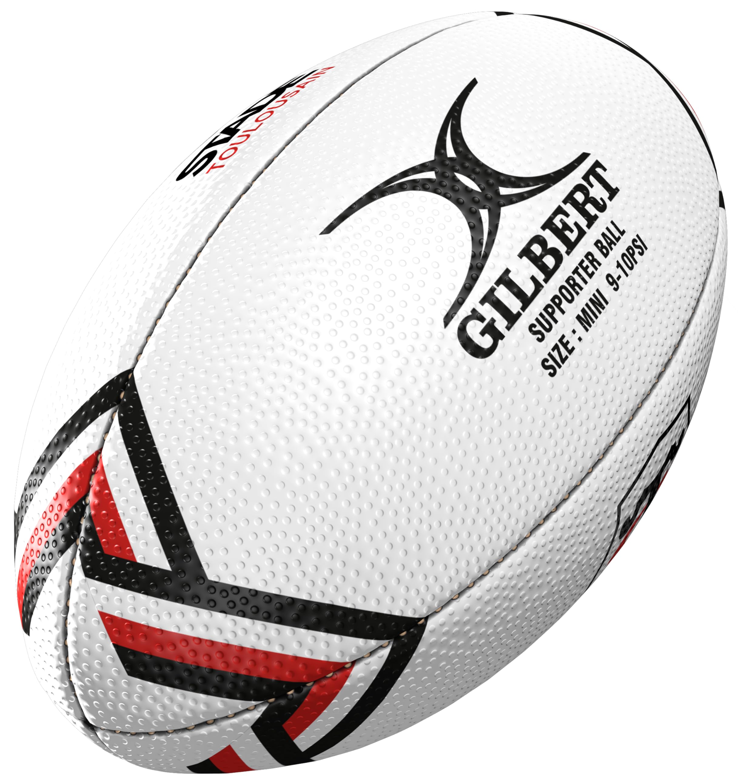 Gilbert Mini Ballon de Rugby Toulouse - Collection Officielle Stade TOULOUSAIN