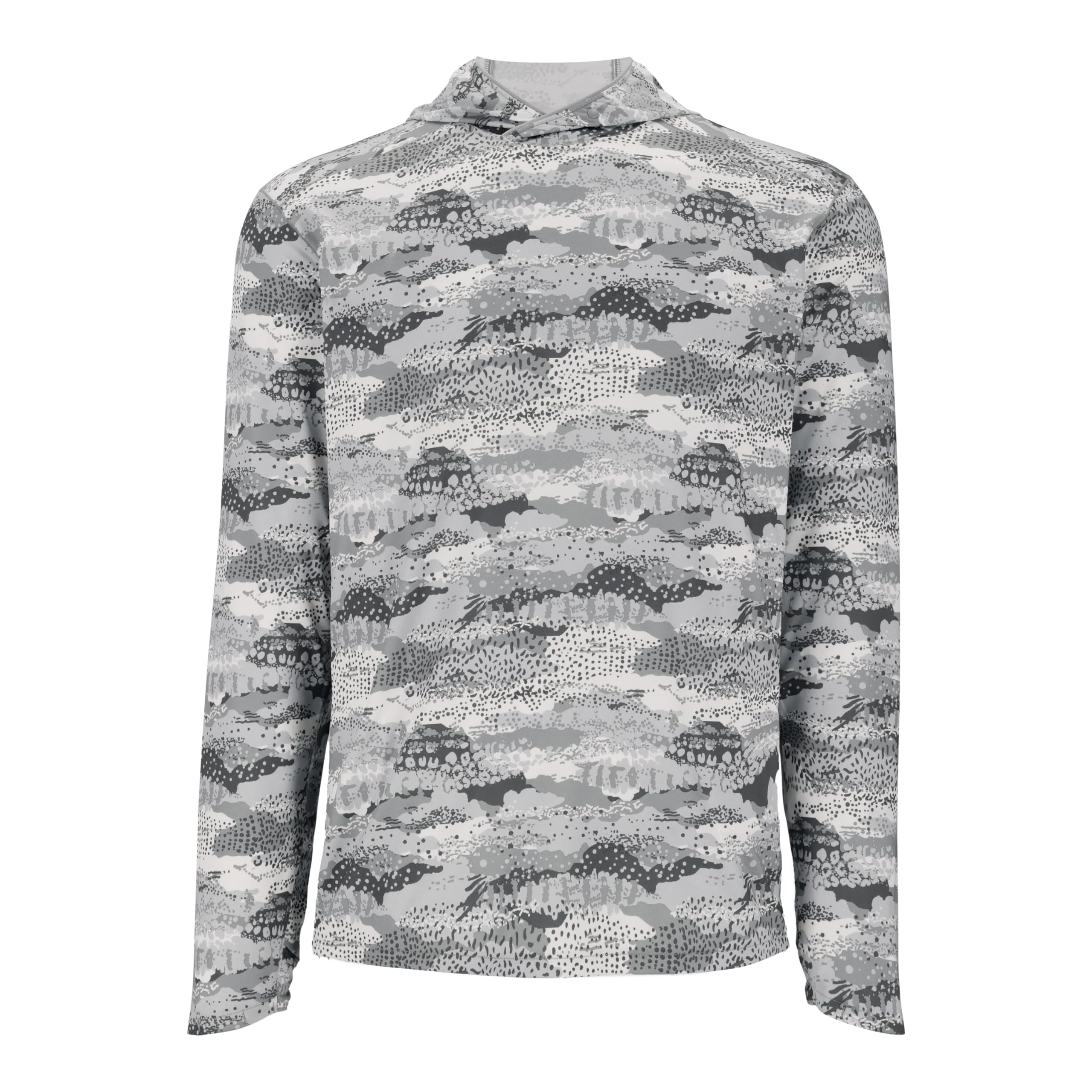 Simms Men's Shroud Sterling Bugstopper Solarflex Hoody L