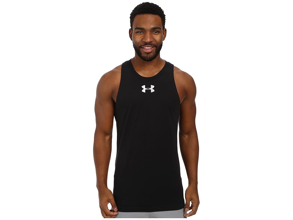 

Under Armour Charged Cotton(r) Jus Sayin Too Tank (Black/Charcoal/White) Men's Sleeveless