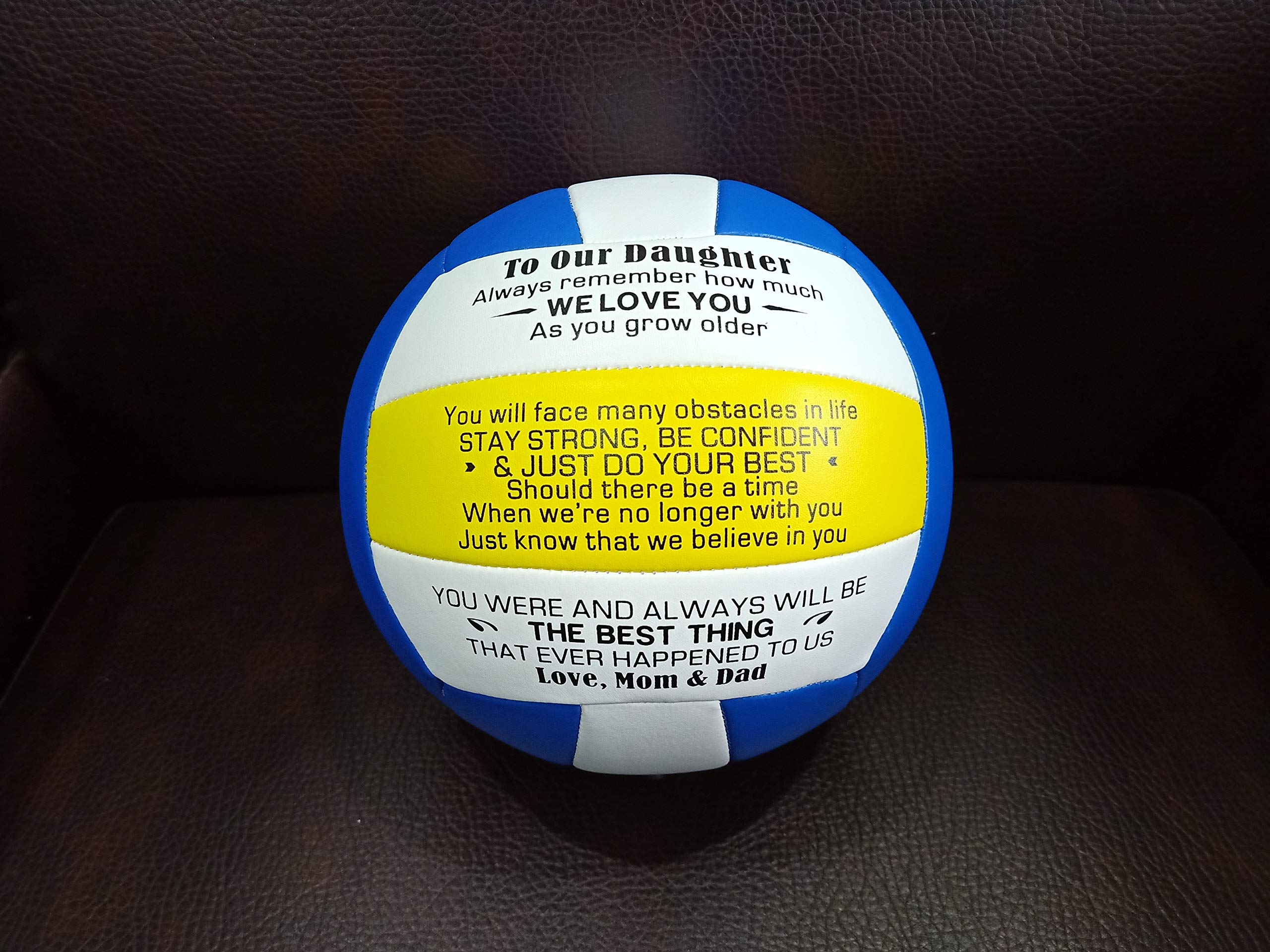Uloveido Indoor Outdoor Sports Balls to My Daughter Volleyball for Female Women Volleyball Gift from Mom or Dad Y605
