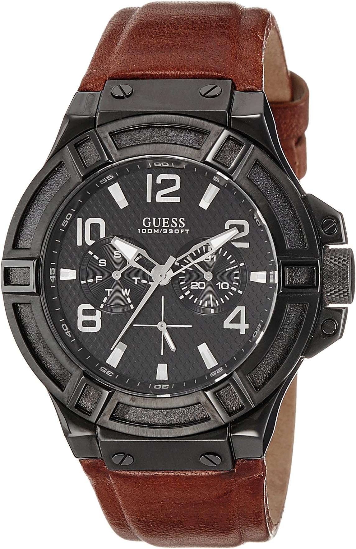 Guess Analog Black Dial Men's Watch-W0040G8