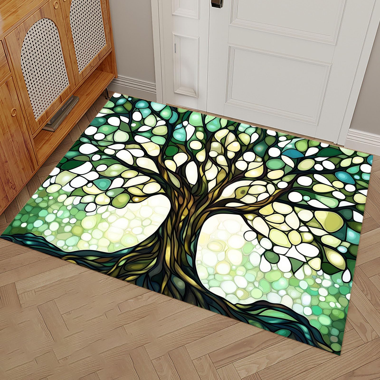 Paillasson intérieur géométrique arbre pour sublimer votre cuisine
