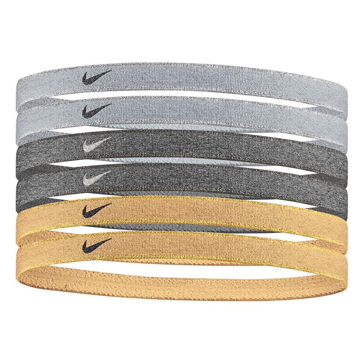 NIKE Swoosh 6-Pack Headbands One Size Multi-coloured