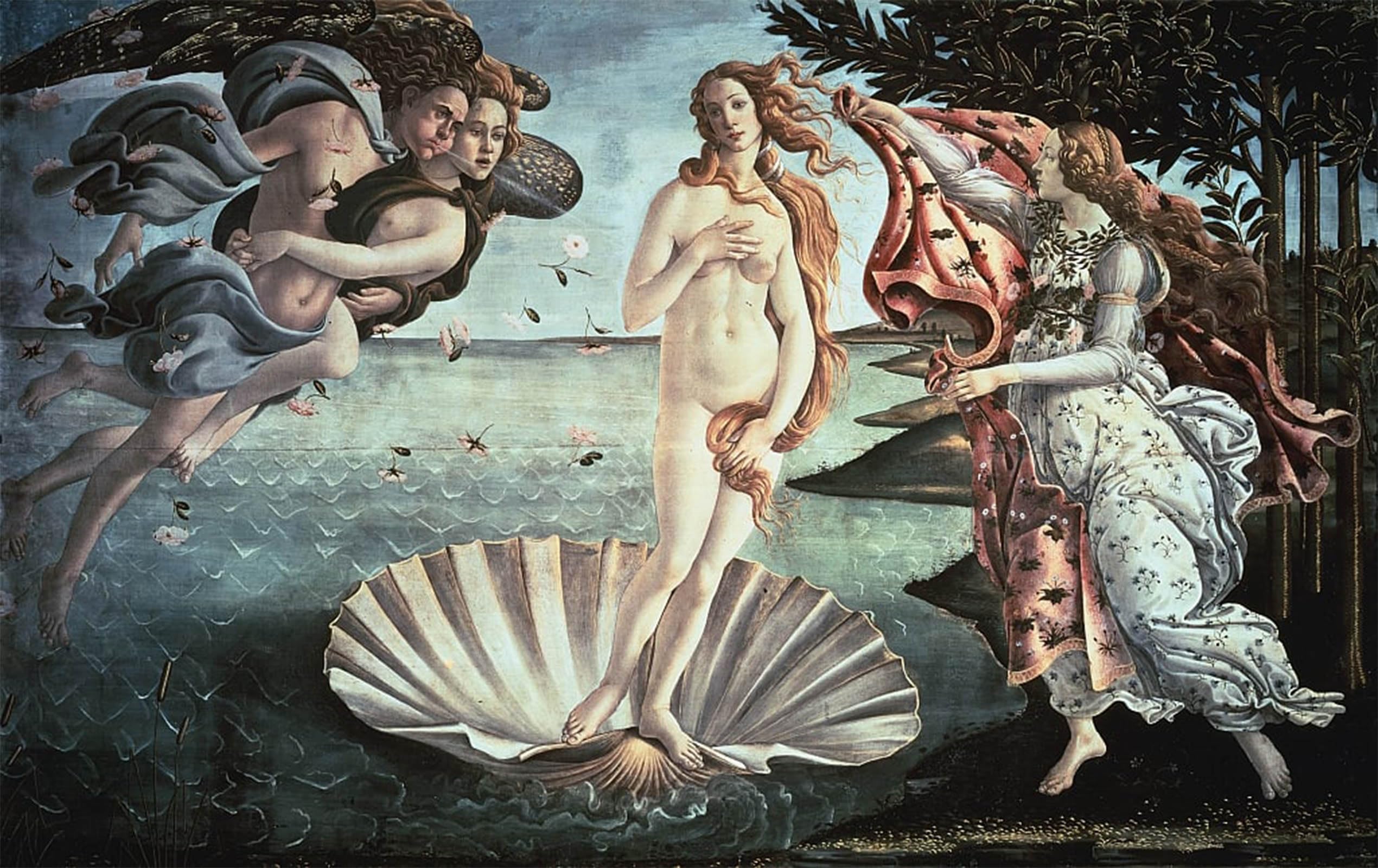 POSTERIIk Famous Modern Artwork Art Mural The birth of venus by Sandro Botticelli Oil Paintings Pictures for Home Decor 60x90cm