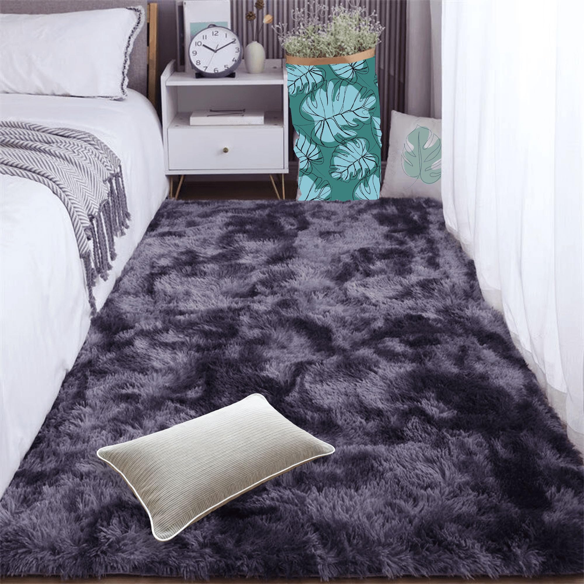 Tapis facile à entretenir 170x250 cm résistant et antidérapant